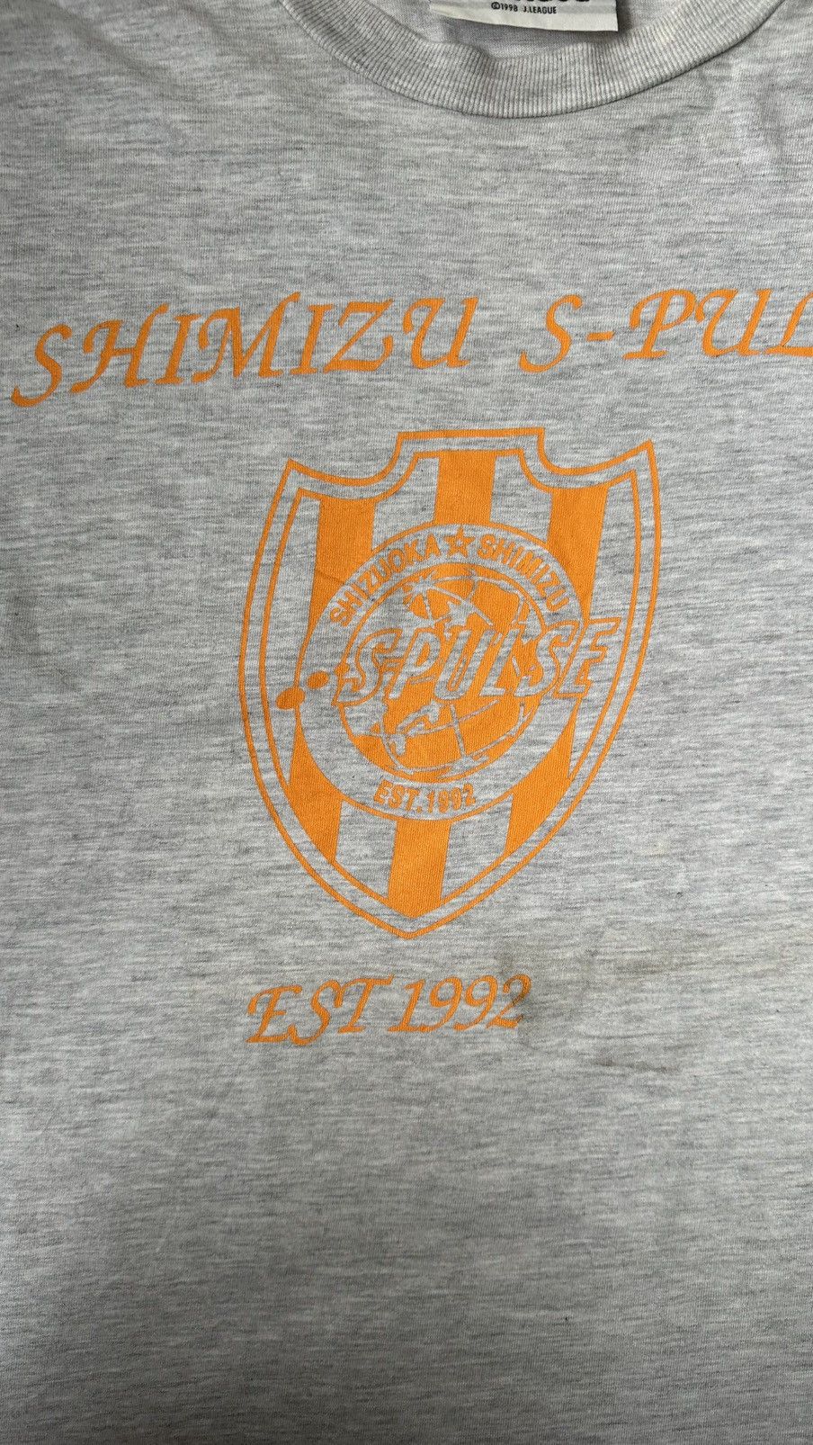 Japanese Brand VINTAGE J LEAGUE SHIMUZU S PULSE TEE Size US L / EU 52-54 / 3 - 2 Thumbnail