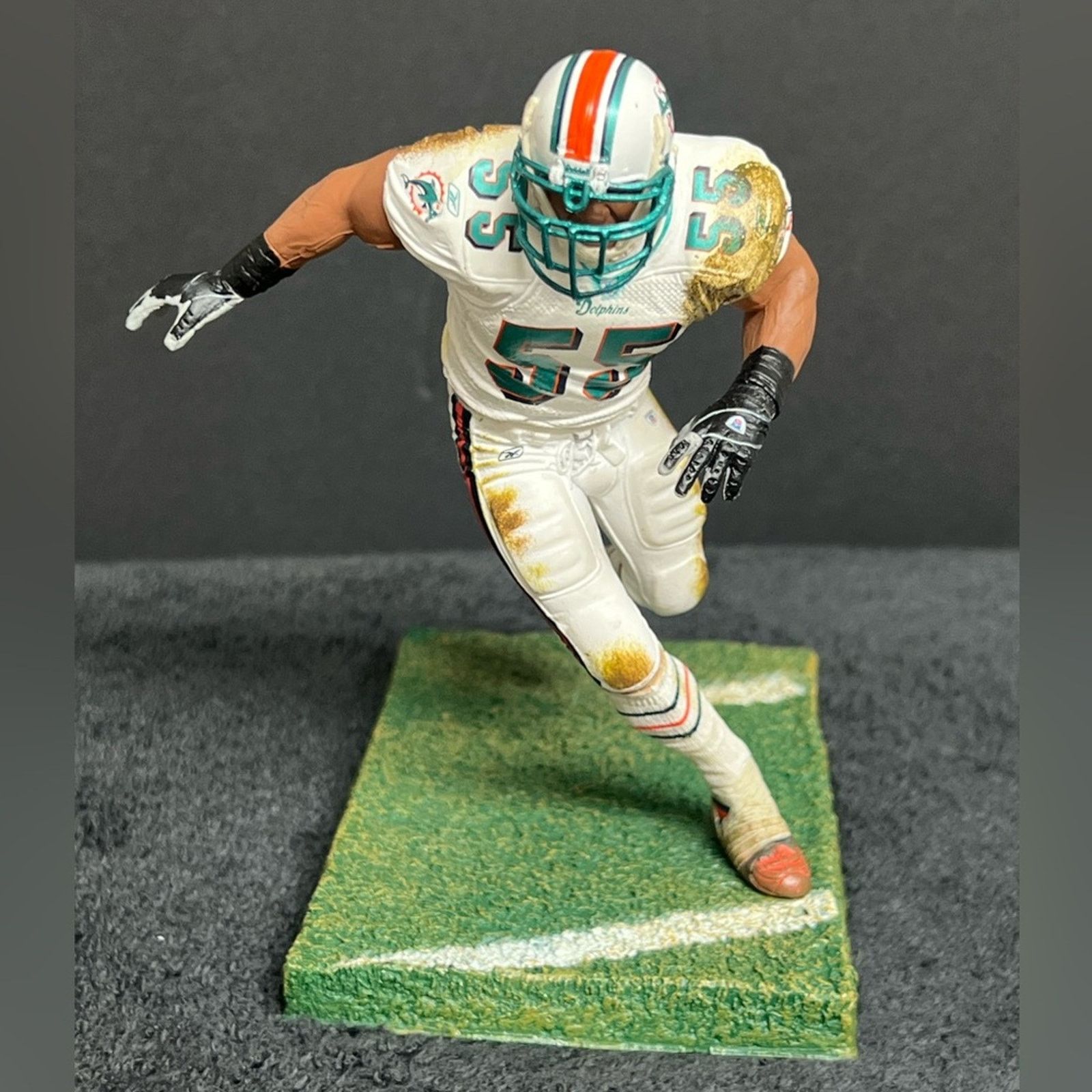 NFL Junior Seau Miami Dolphins NFL Series 9 Mcfarlane Figure Size ONE SIZE - 2 Thumbnail
