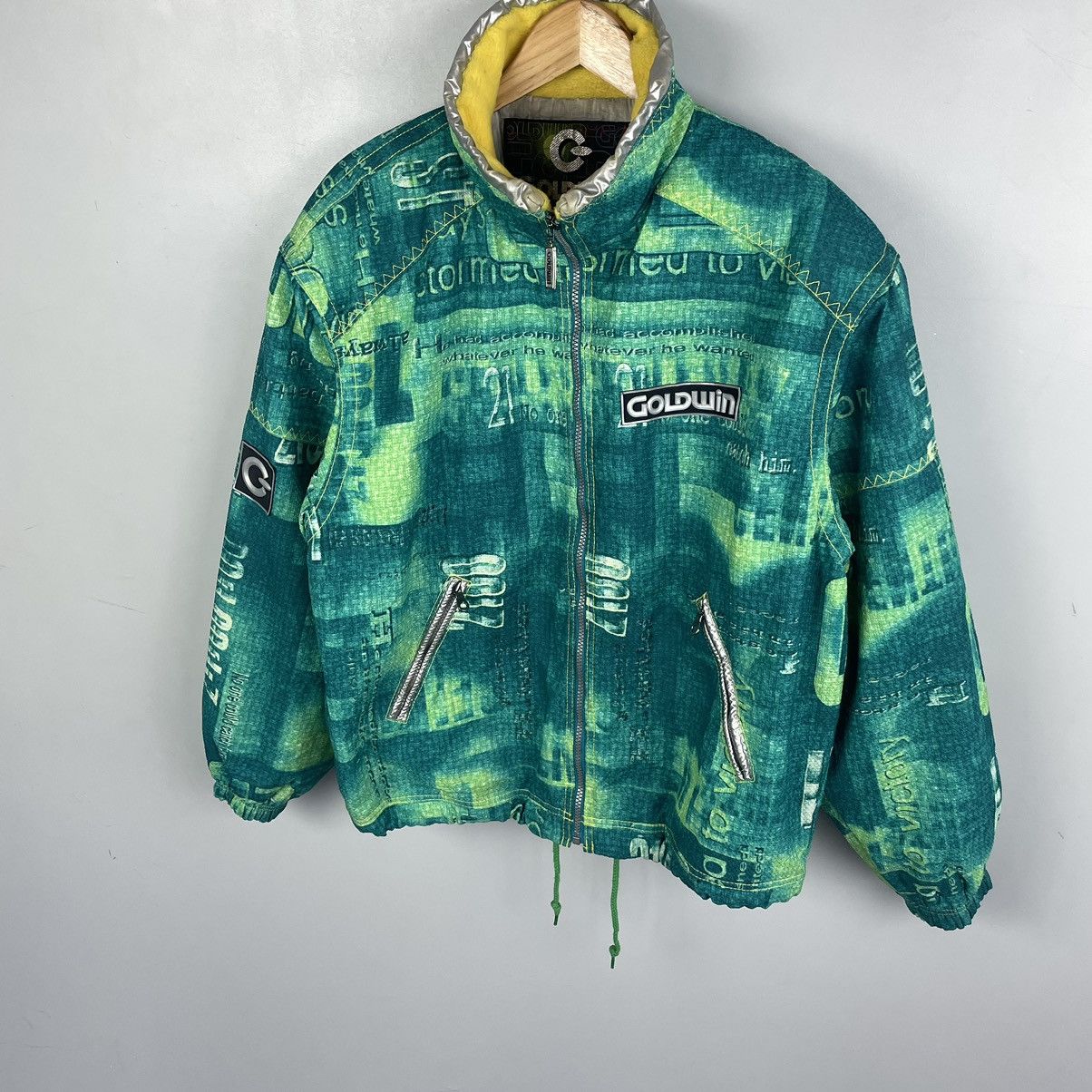 Goldwin × Japanese Brand Vintage Goldwin monogram bomber jacket made in Japan Size US L / EU 52-54 / 3 - 3 Thumbnail