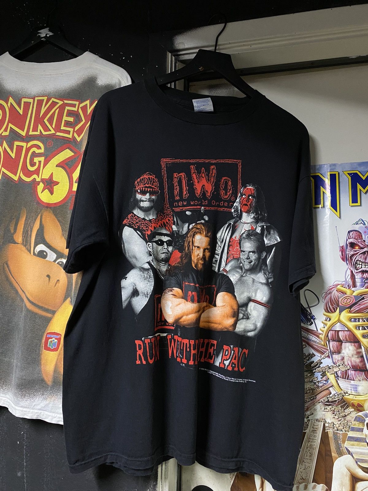Vintage × WCW/nWo Vintage 1998 Nwo New World Order Wrestling T-Shirt Large Size US L / EU 52-54 / 3 - 1 Thumbnail