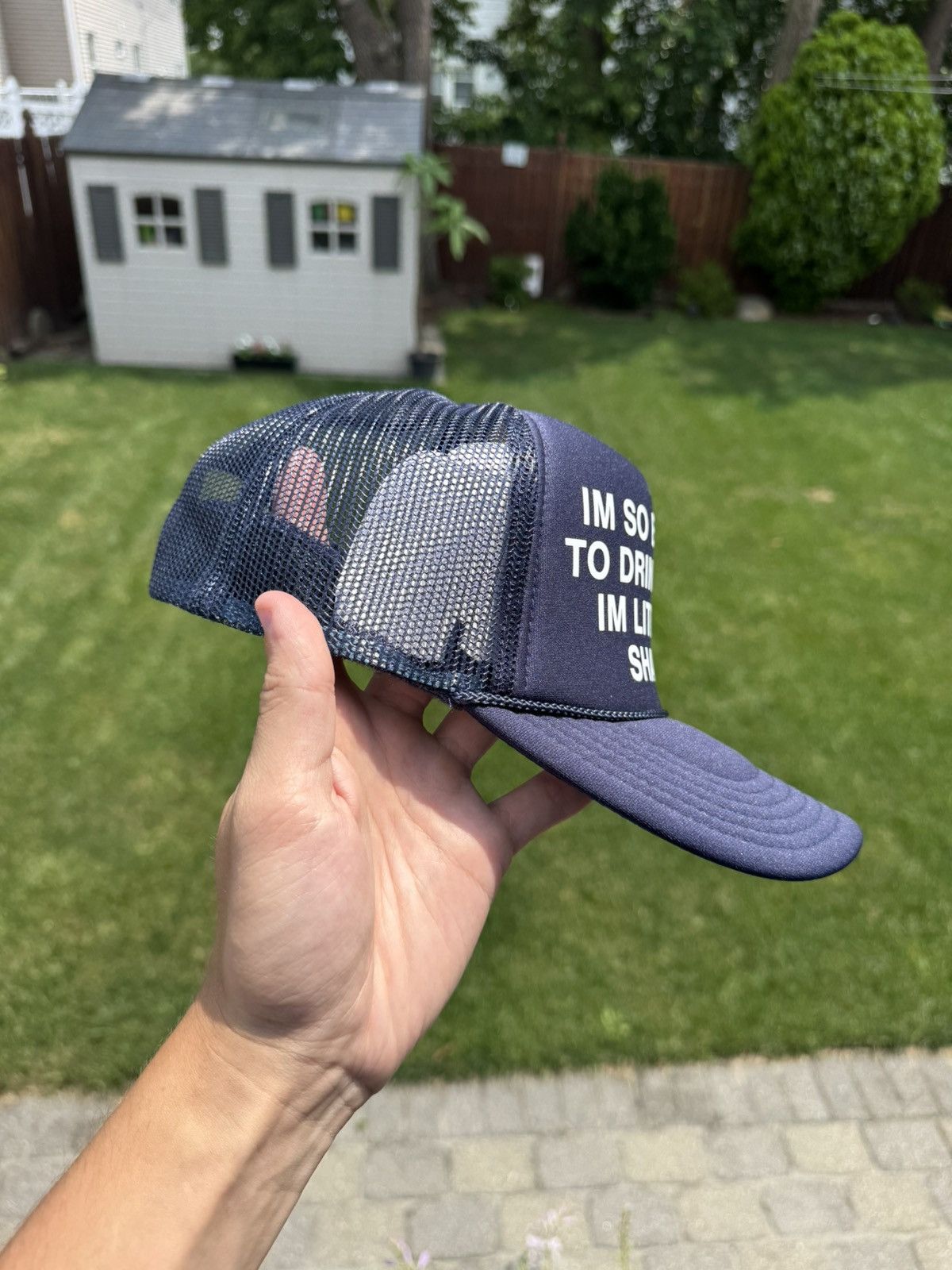 Other Excited to Drink Foam Trucker Hat Size ONE SIZE - 3 Thumbnail