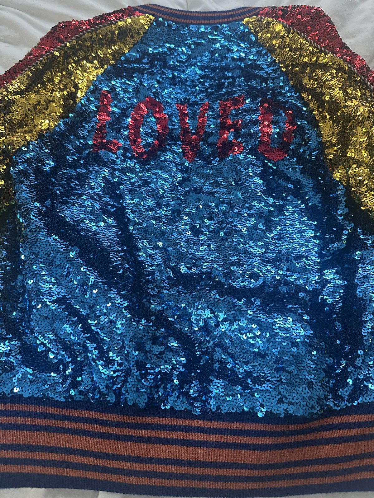 Gucci Gucci LOVED Sequin Bomber Jacket Size US S / EU 44-46 / 1 - 12 Thumbnail