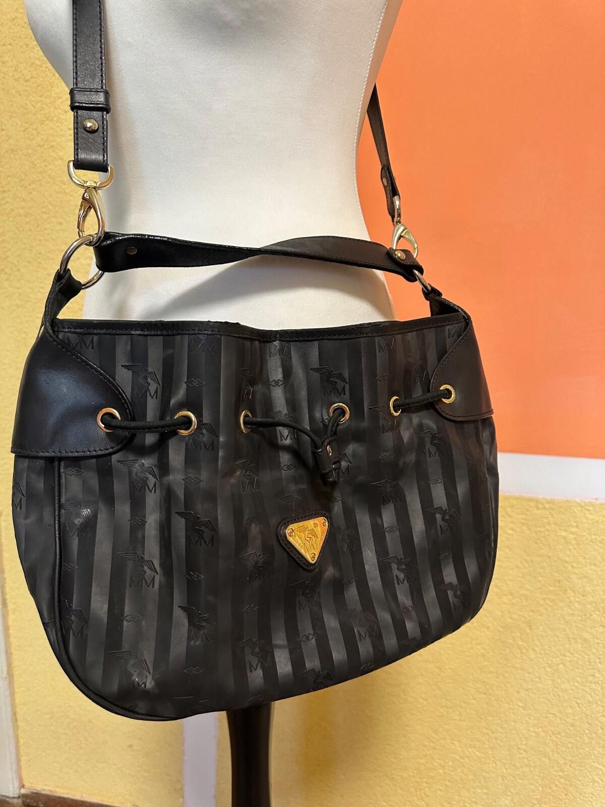 Maison Mollerus Maison Mollerus DURBAN Monogram Black Shoulder Bag Size ONE SIZE - 2 Thumbnail