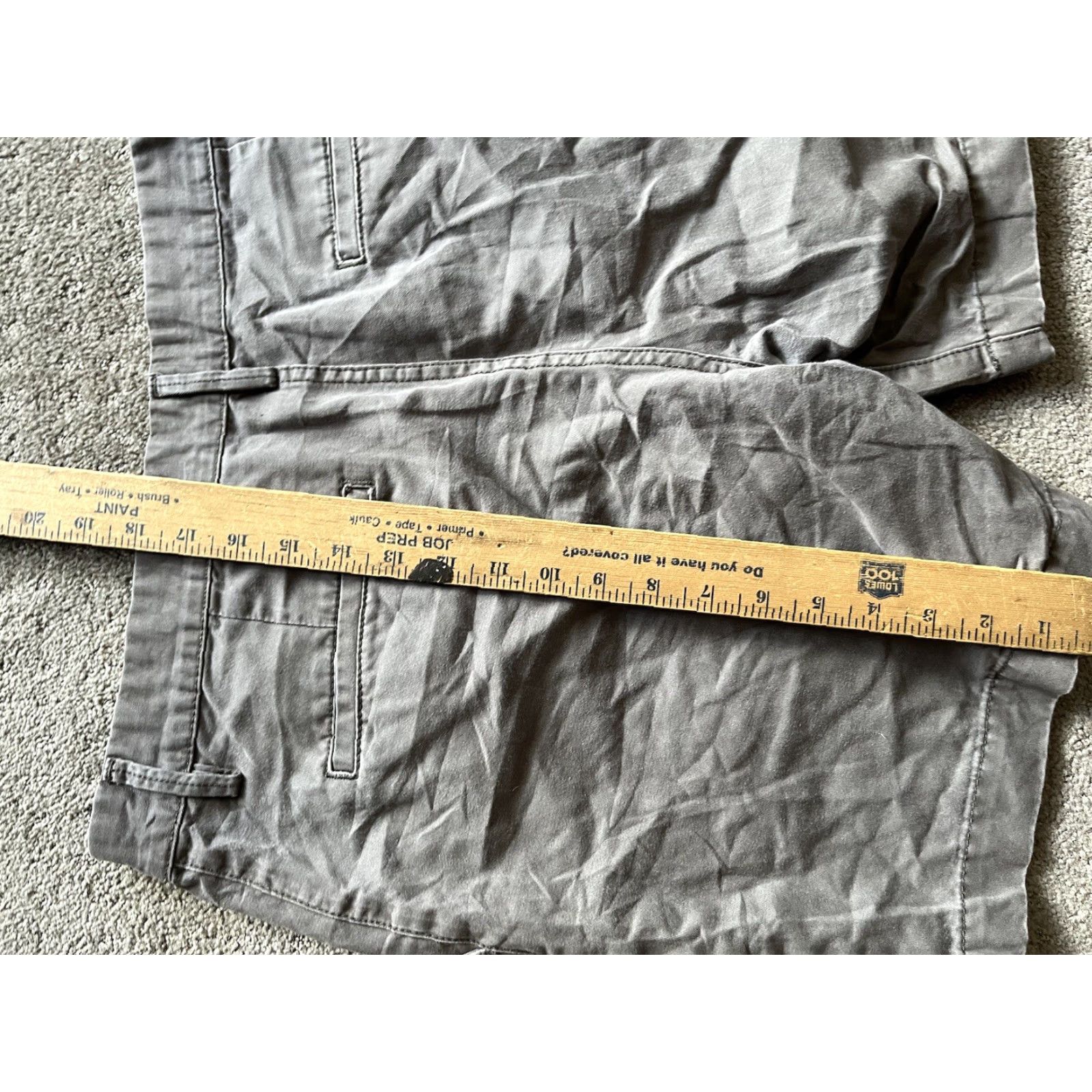 Gap GAP Khakis Shorts Men Gray Size 34 Stretch Size US 34 / EU 50 - 4 Thumbnail