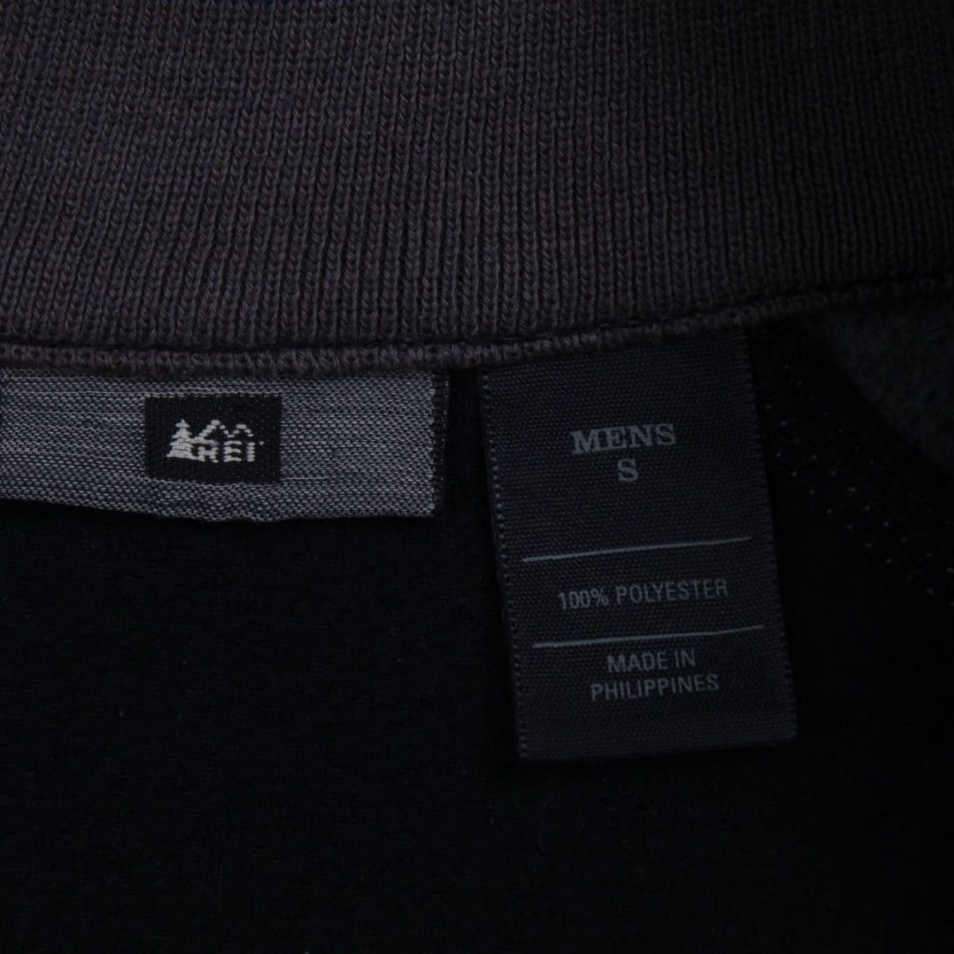 Vintage REI Sweatshirt Fleece Pullover 1/4 Zip Black Mens Small L/S Polyester Mock Neck Vintage No Size US S / EU 44-46 / 1 - 6 Thumbnail