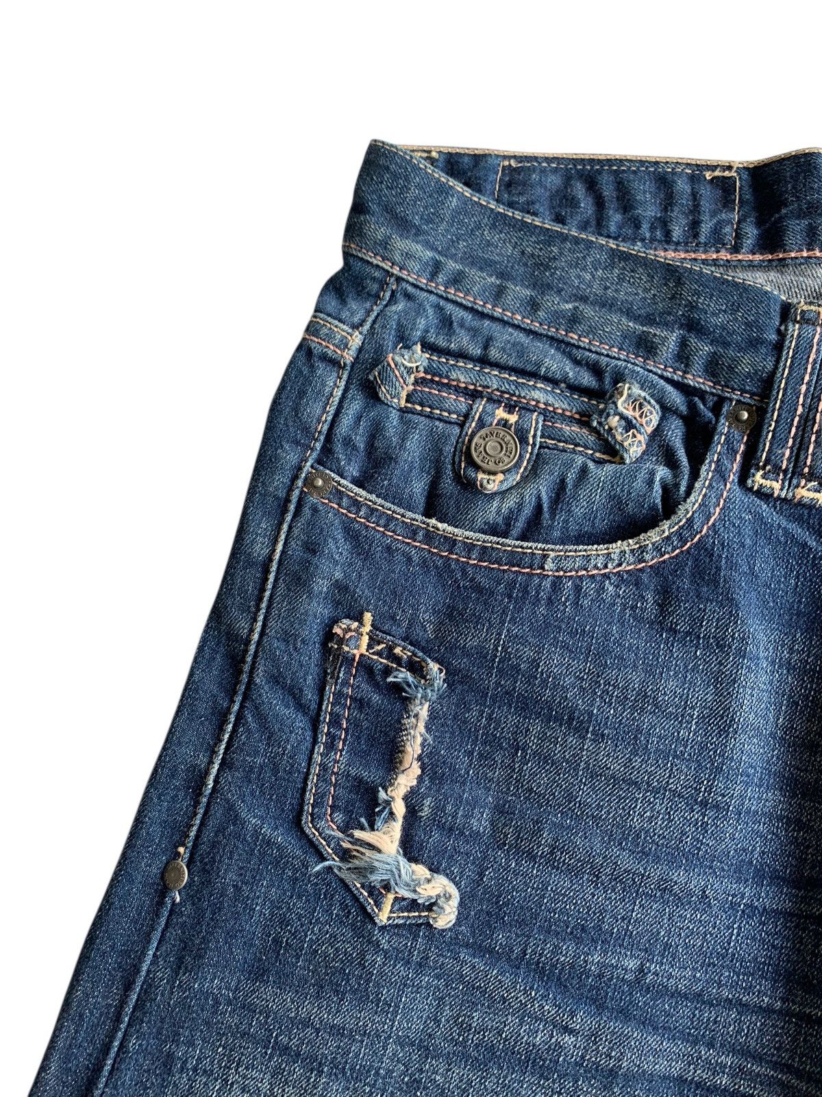 If Six Was Nine TAVERNITI SO JEANS SELVEDGE BUTTON FLY JAPANESE DENIM Size US 33 - 13 Thumbnail
