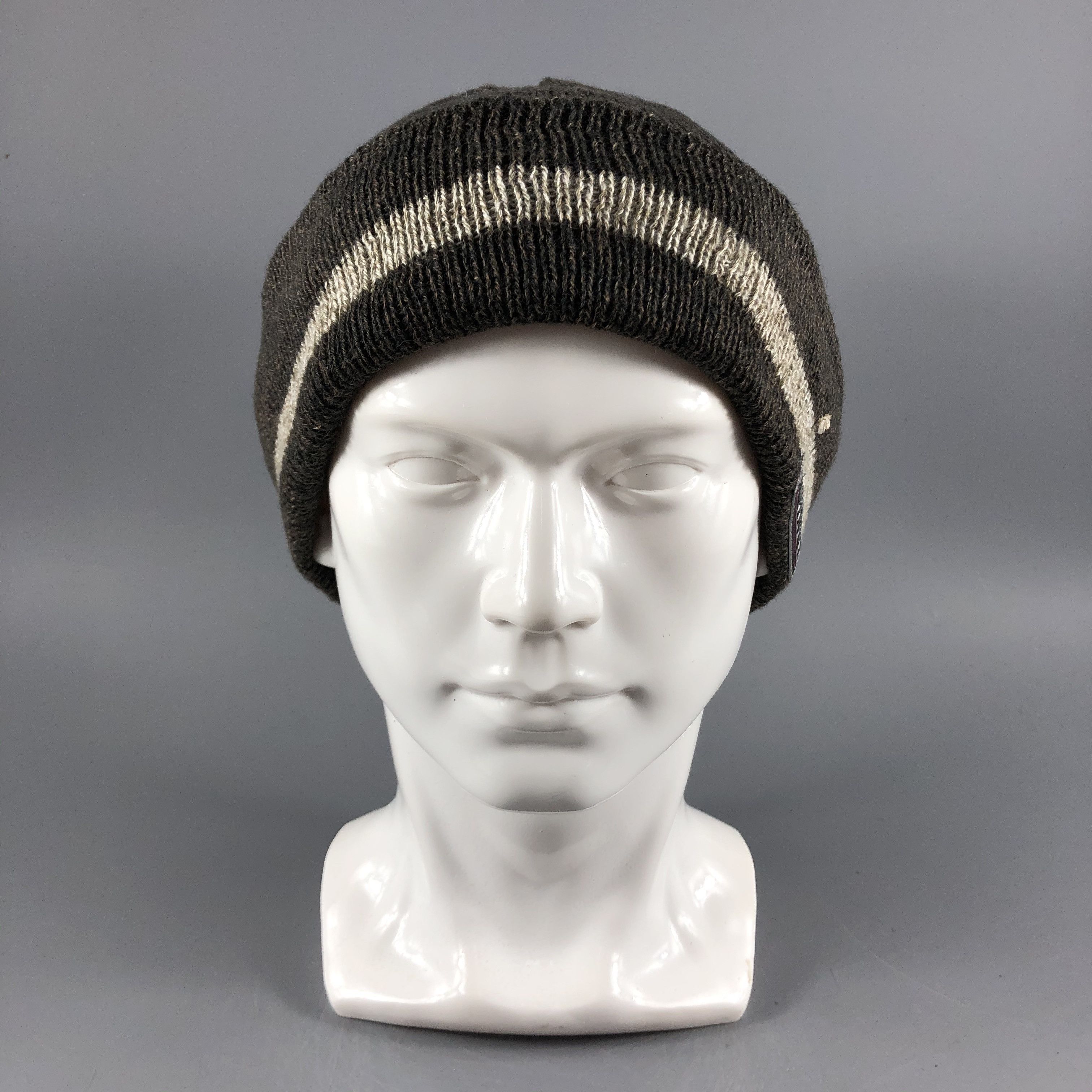 image of Sportwear Hats Active Sport Beanie Stripe Snow Cap B331, Men's