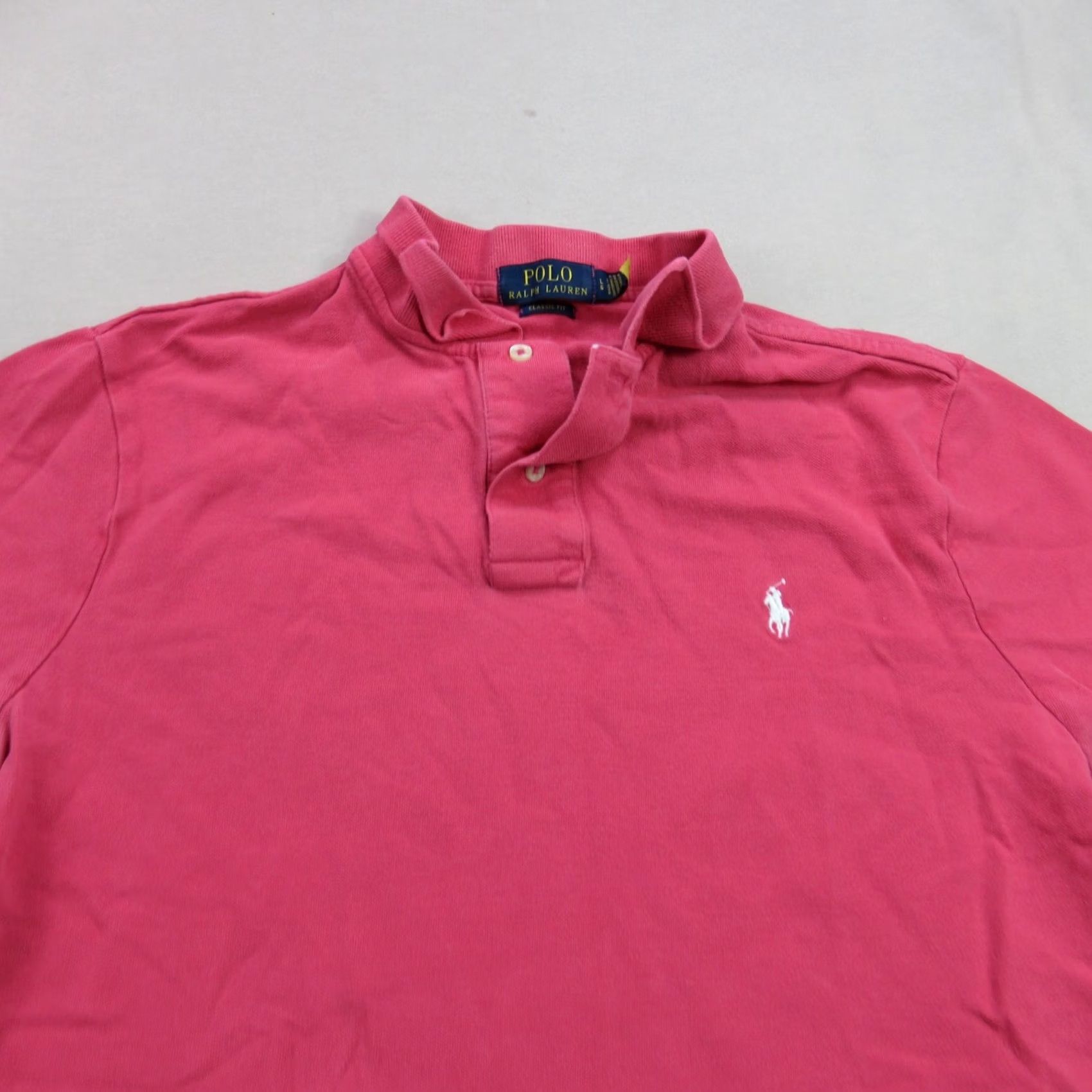 Polo Ralph Lauren Polo Ralph Lauren Shirt Mens Large Short Sleeve Lightweight Pink Classic Fit Size US L / EU 52-54 / 3 - 3 Thumbnail