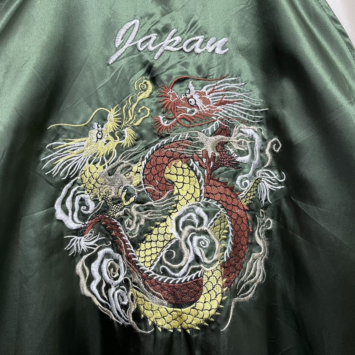 Vintage Vintage Sukajan Japan Dragon Souvenir Jacket Size US XL / EU 56 / 4 - 7 Thumbnail