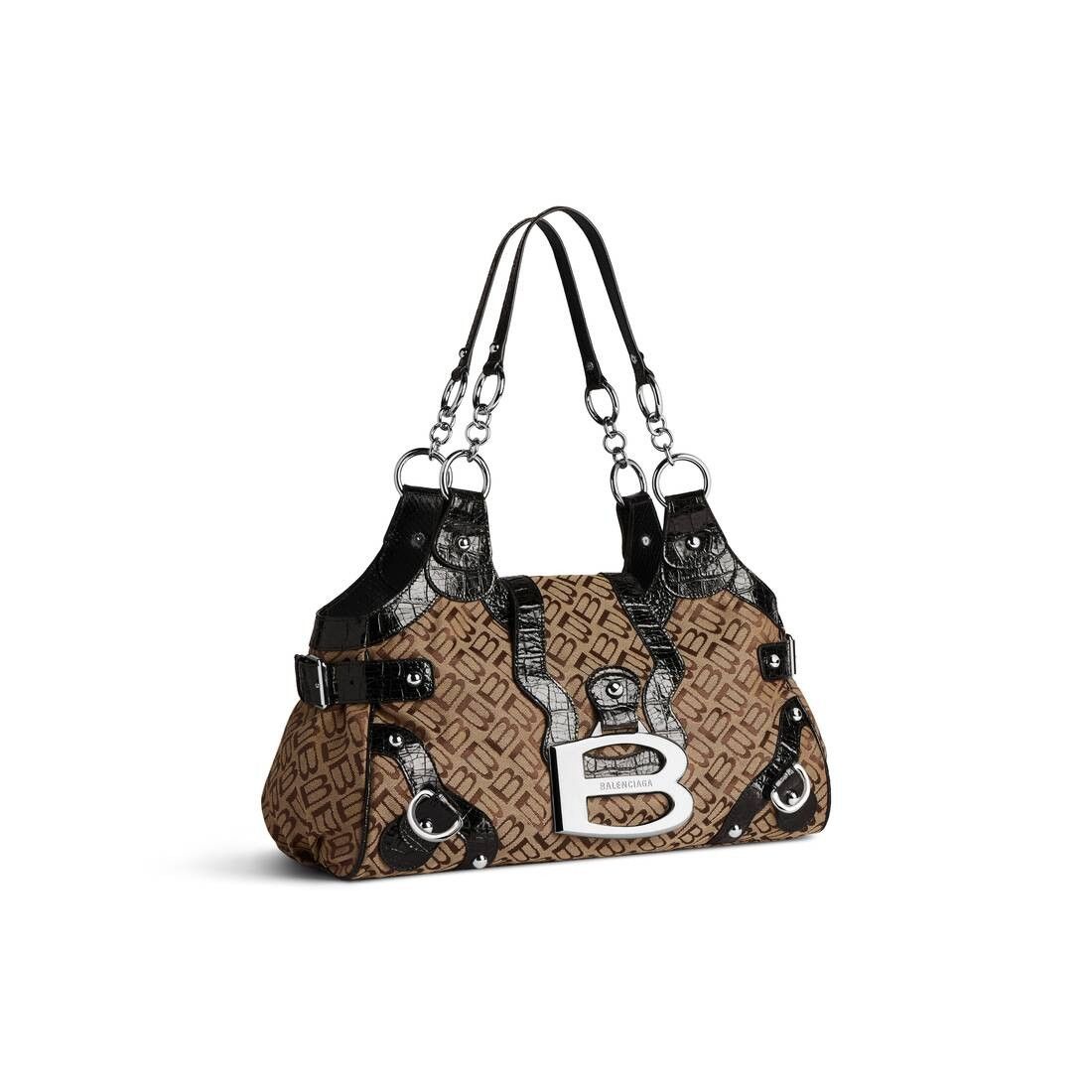Balenciaga o1tr1nto1025 Size: OS / Essex Medium Bowling Bag Size ONE SIZE - 2 Thumbnail