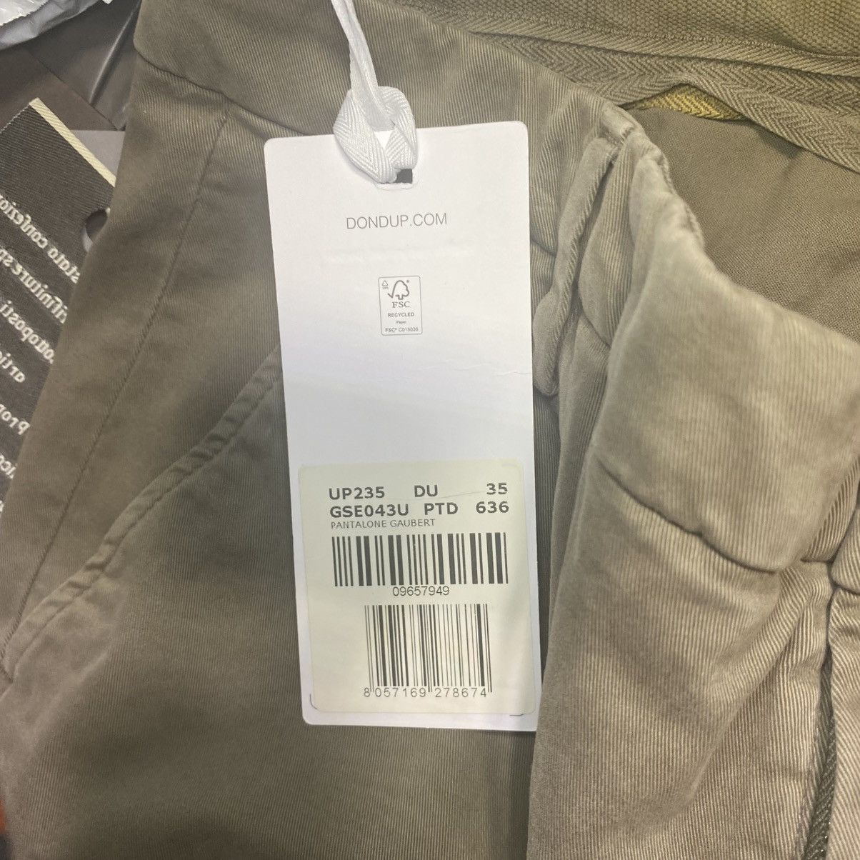 Dondup Dondup Men's Cotton Blend Pants Khaki Trousers Size 35 Size US 36 / EU 52 - 6 Thumbnail