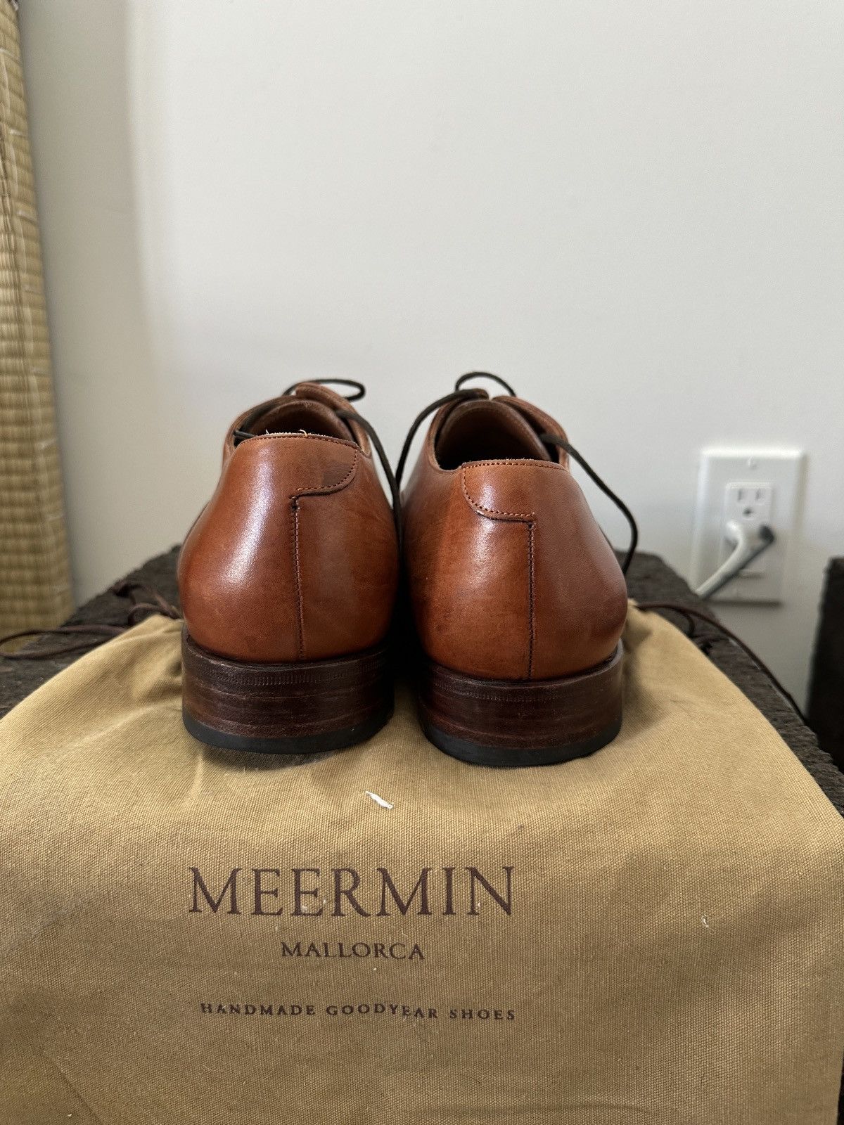 Meermin Cognac Cap Toes Size US 8.5 / EU 41-42 - 4 Thumbnail