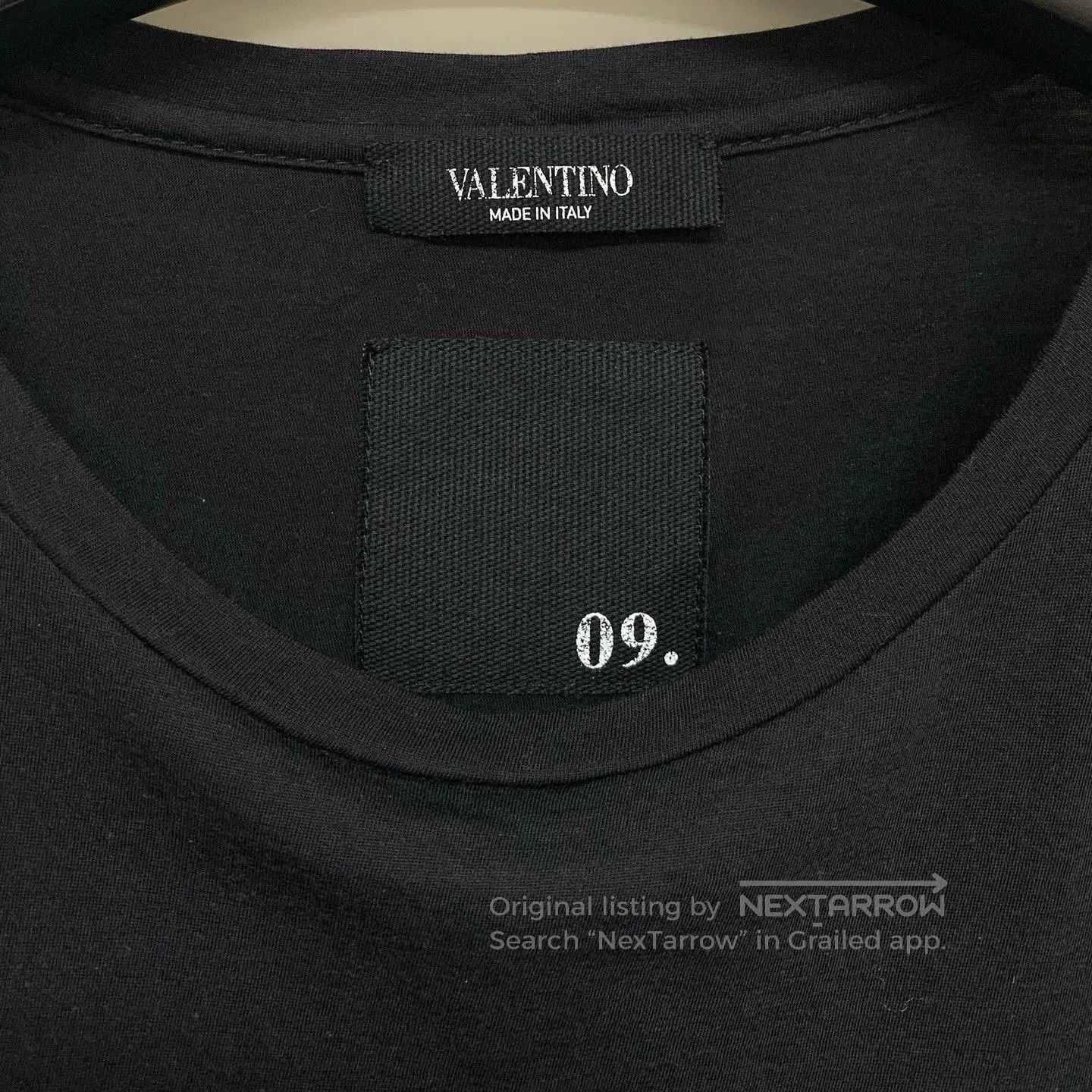 Valentino classic black studded short sleeve t-shirt. Size US XL / EU 56 / 4 - 3 Thumbnail