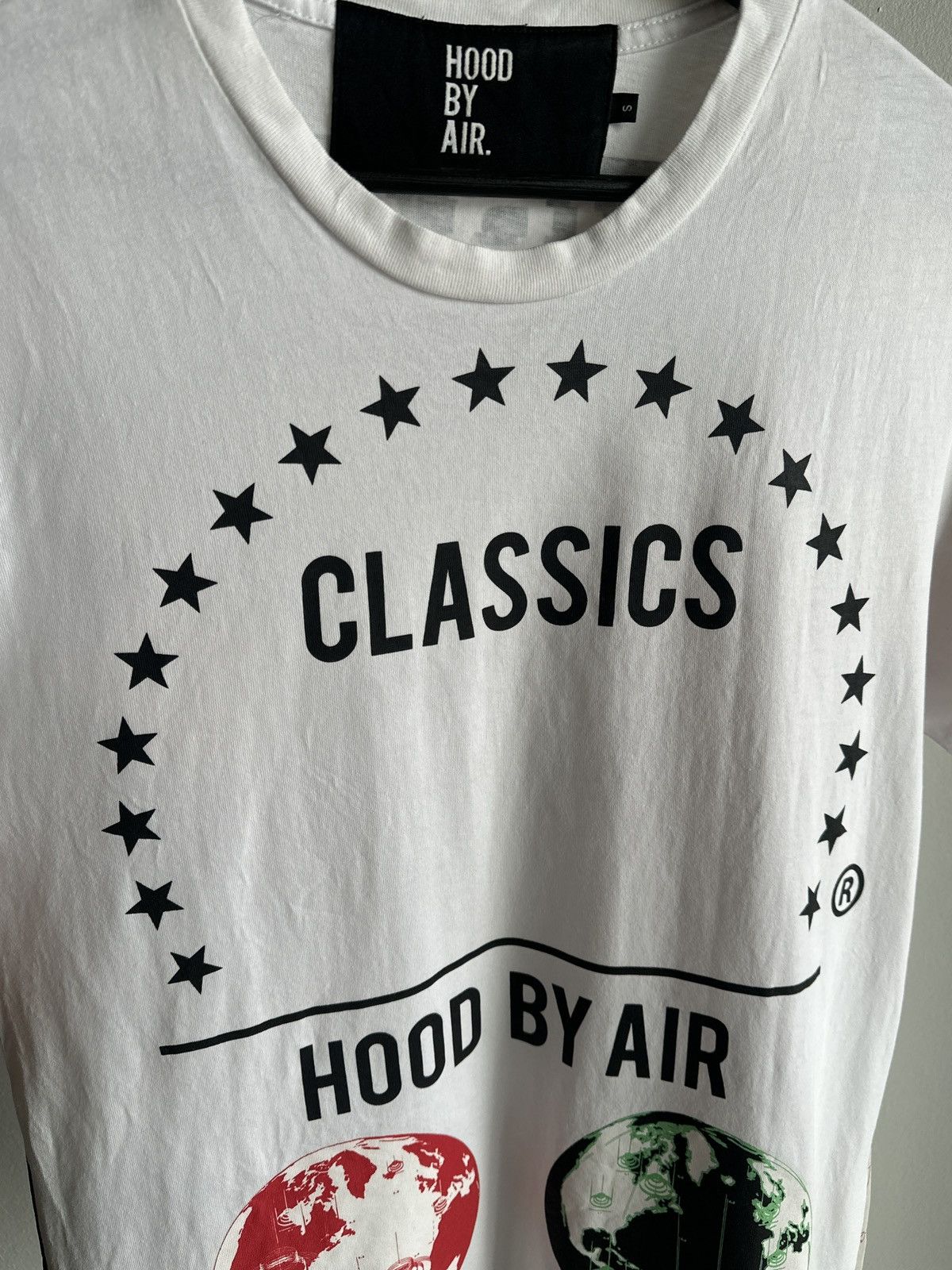 Hood By Air Hood By Air Classics Globe Graphic Tee – Archive HBA Size US M / EU 48-50 / 2 - 3 Thumbnail