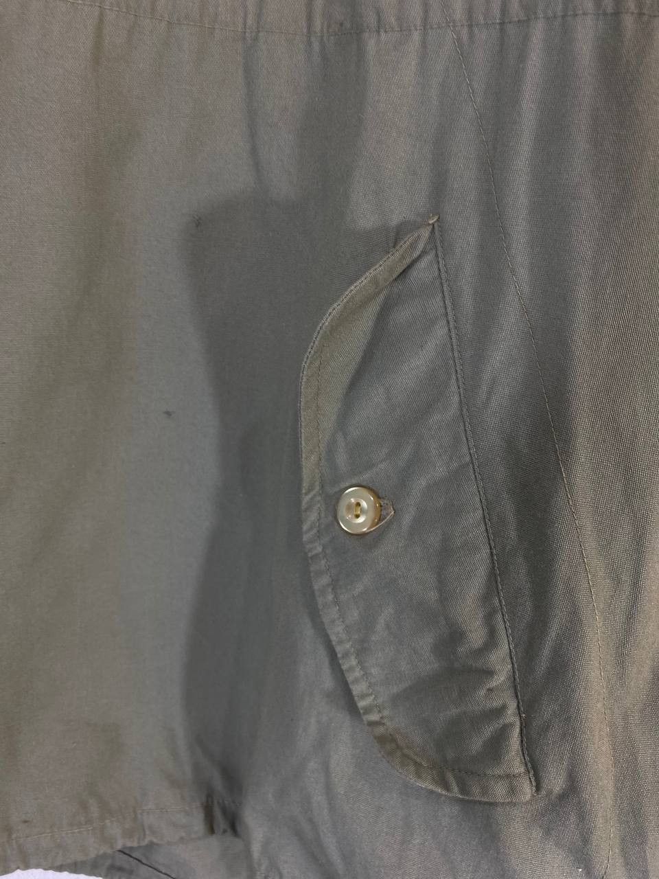 Japanese Brand vintage cotton hoody jacket single pocket cat eye button Size US XL / EU 56 / 4 - 6 Thumbnail