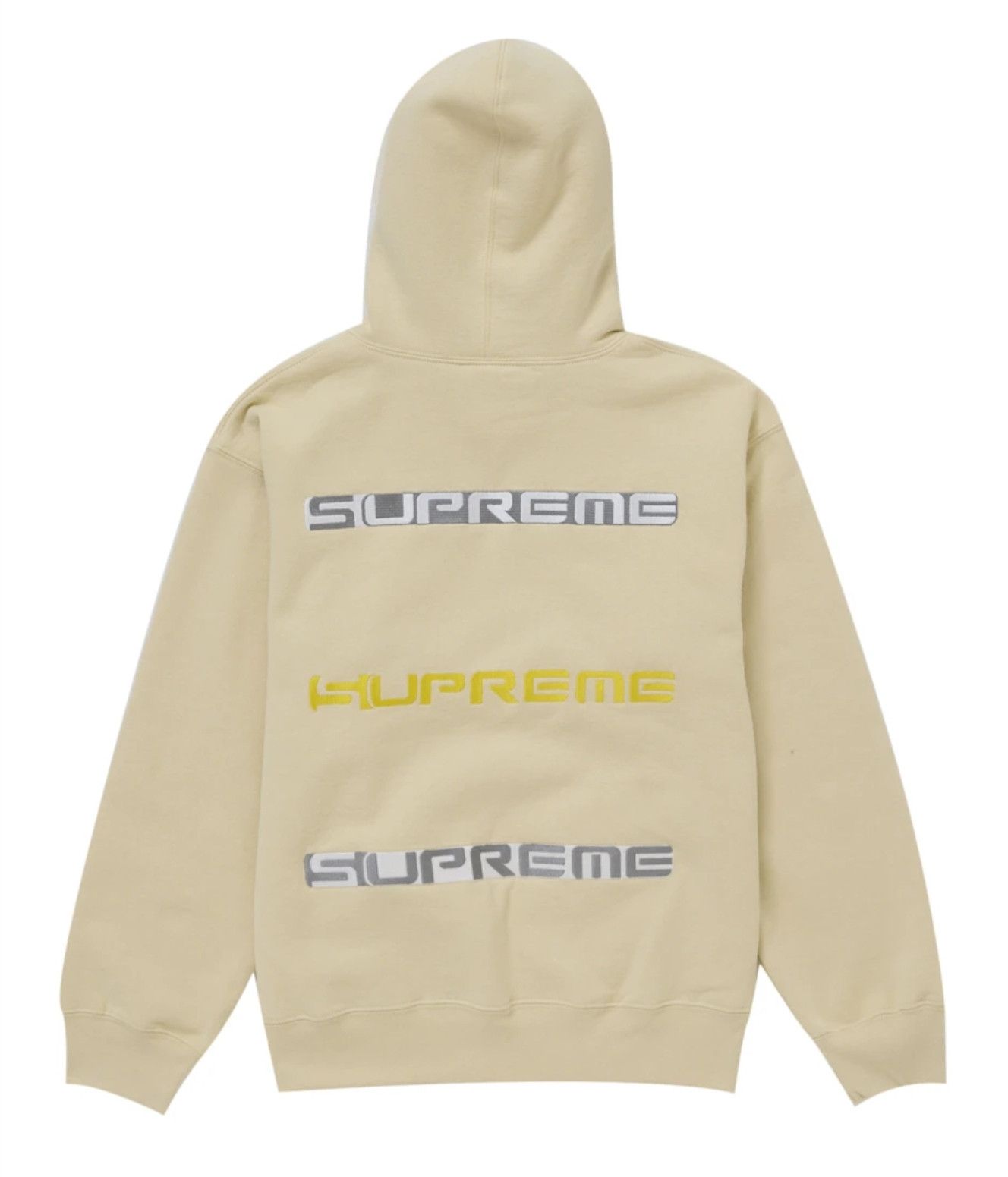 Supreme New Supreme x AOI Stacked Hooded Sweatshirt - Dark Natural Size US M / EU 48-50 / 2 - 5 Thumbnail