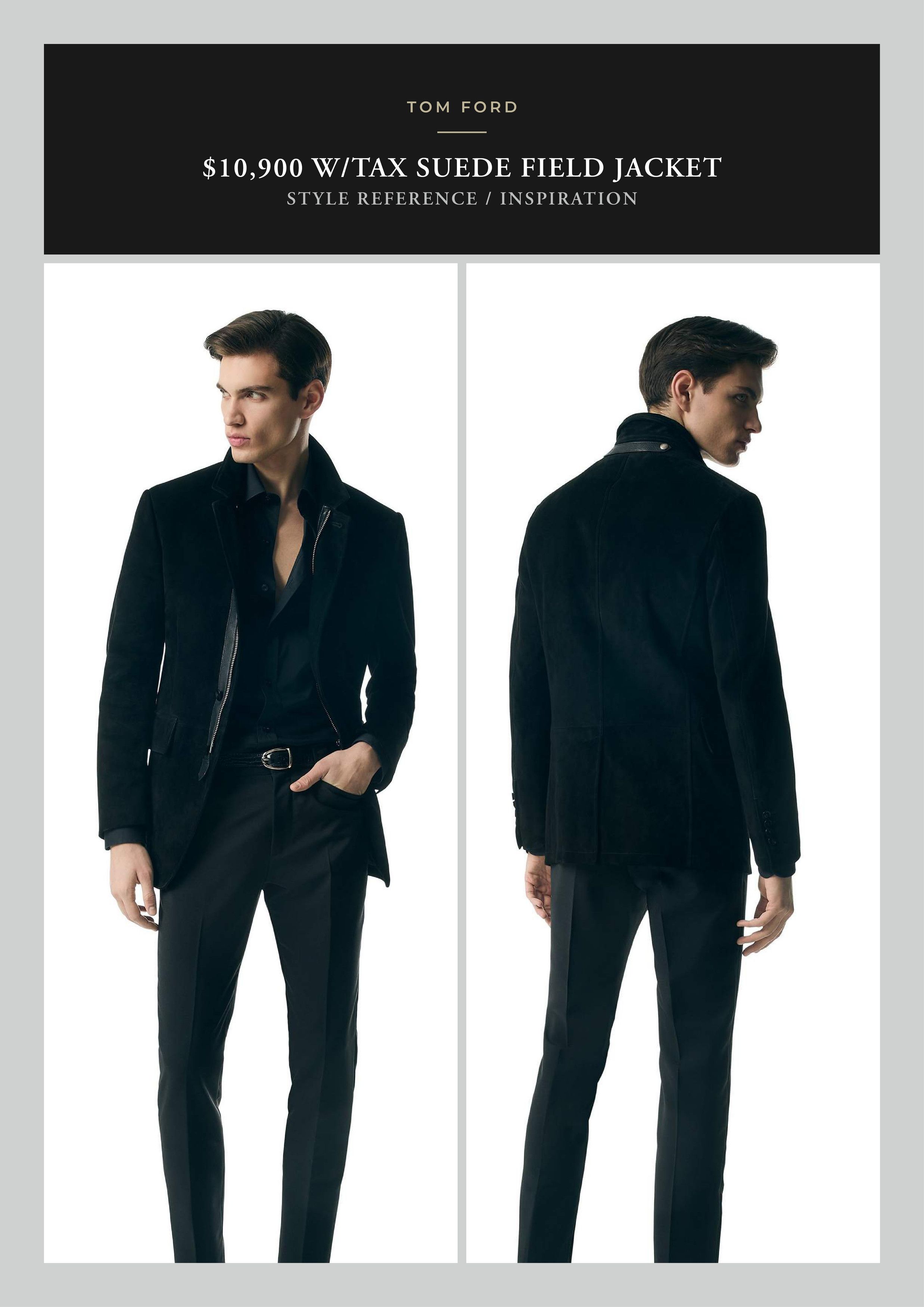 Tom Ford A Menswear Grail $10-$14K Rare Coveted Suede Leather Jacket Size US M / EU 48-50 / 2 - 11 Thumbnail