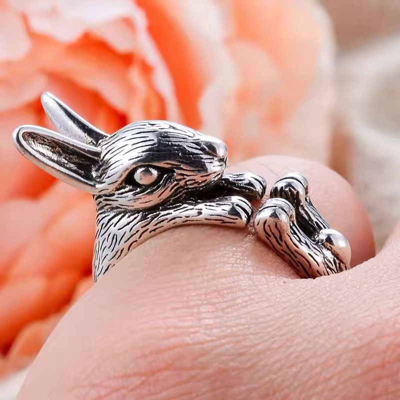 Jewelry Lovely Rabbit Rings Size ONE SIZE - 3 Thumbnail