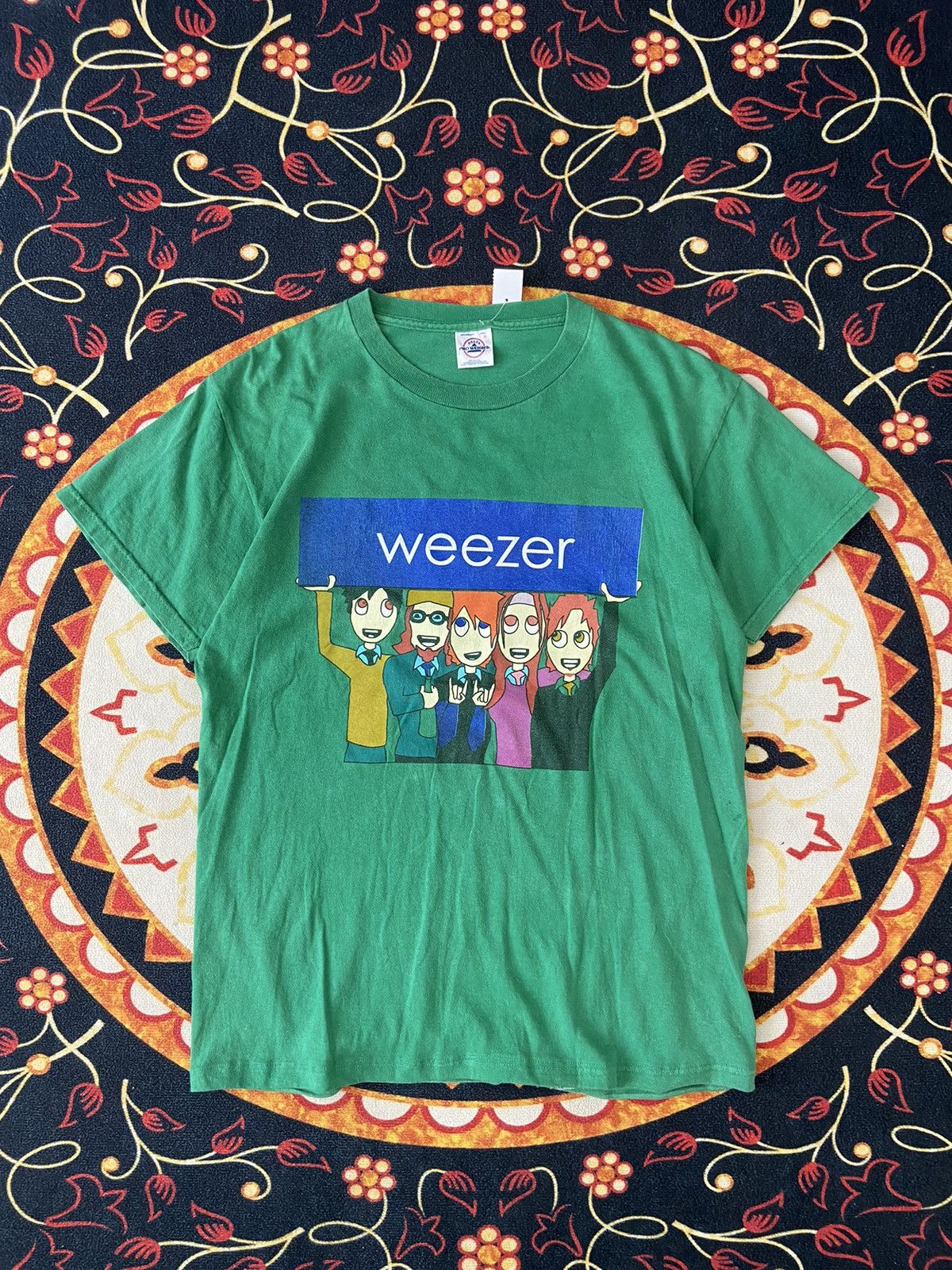 Band Tees × Vintage VINTAGE WEEZER GRAPHIC CARTOON Size US M / EU 48-50 / 2 - 1 Thumbnail