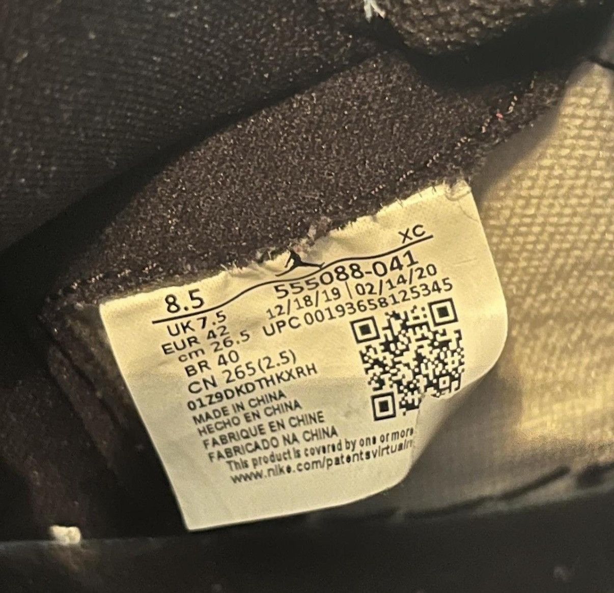 Nike Jordan 1 Royal Toe Size US 8.5 / EU 41-42 - 5 Thumbnail