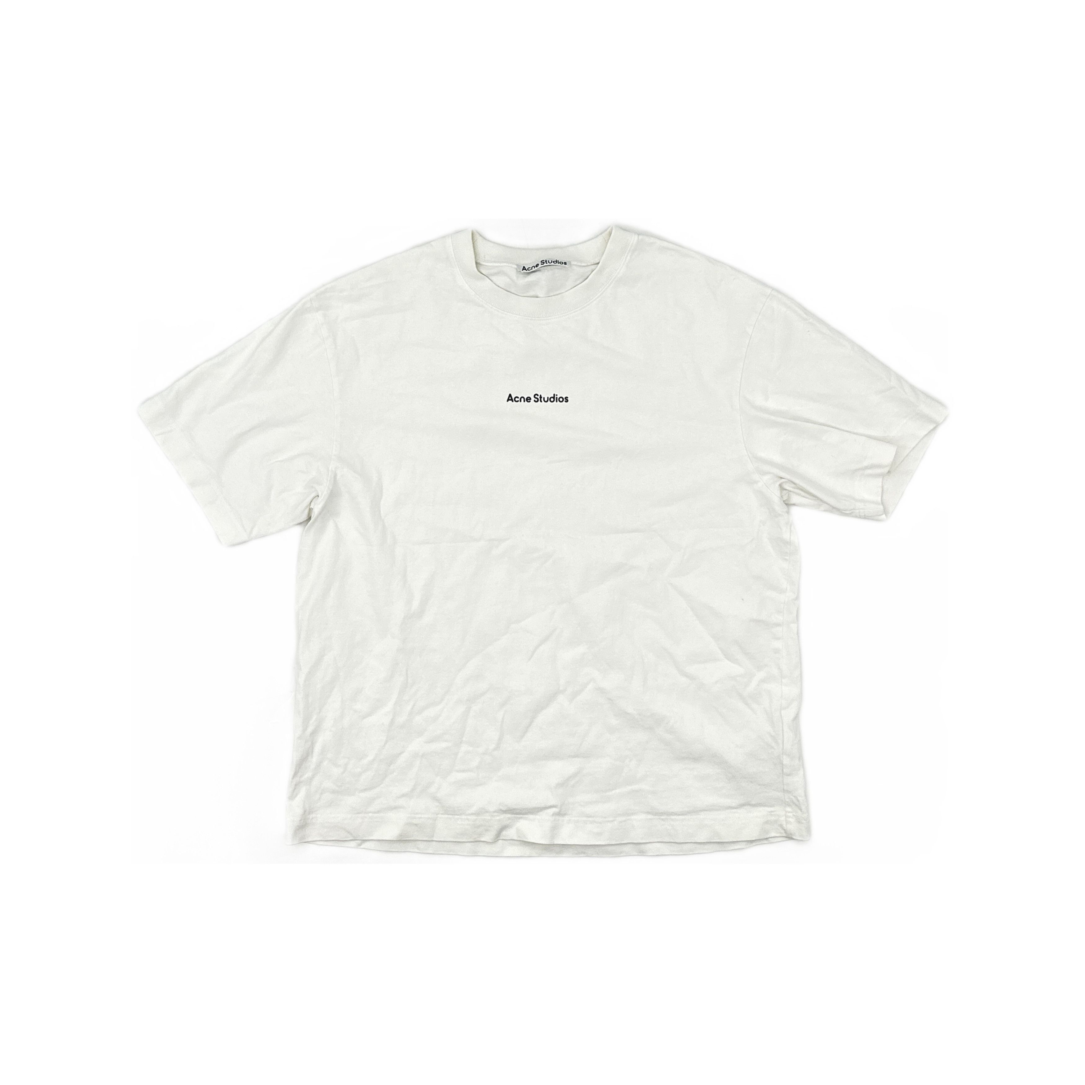 Acne Studios Acne Studios Logo Short Sleeve T-Shirt Size L Size US L / EU 52-54 / 3 - 1 Thumbnail