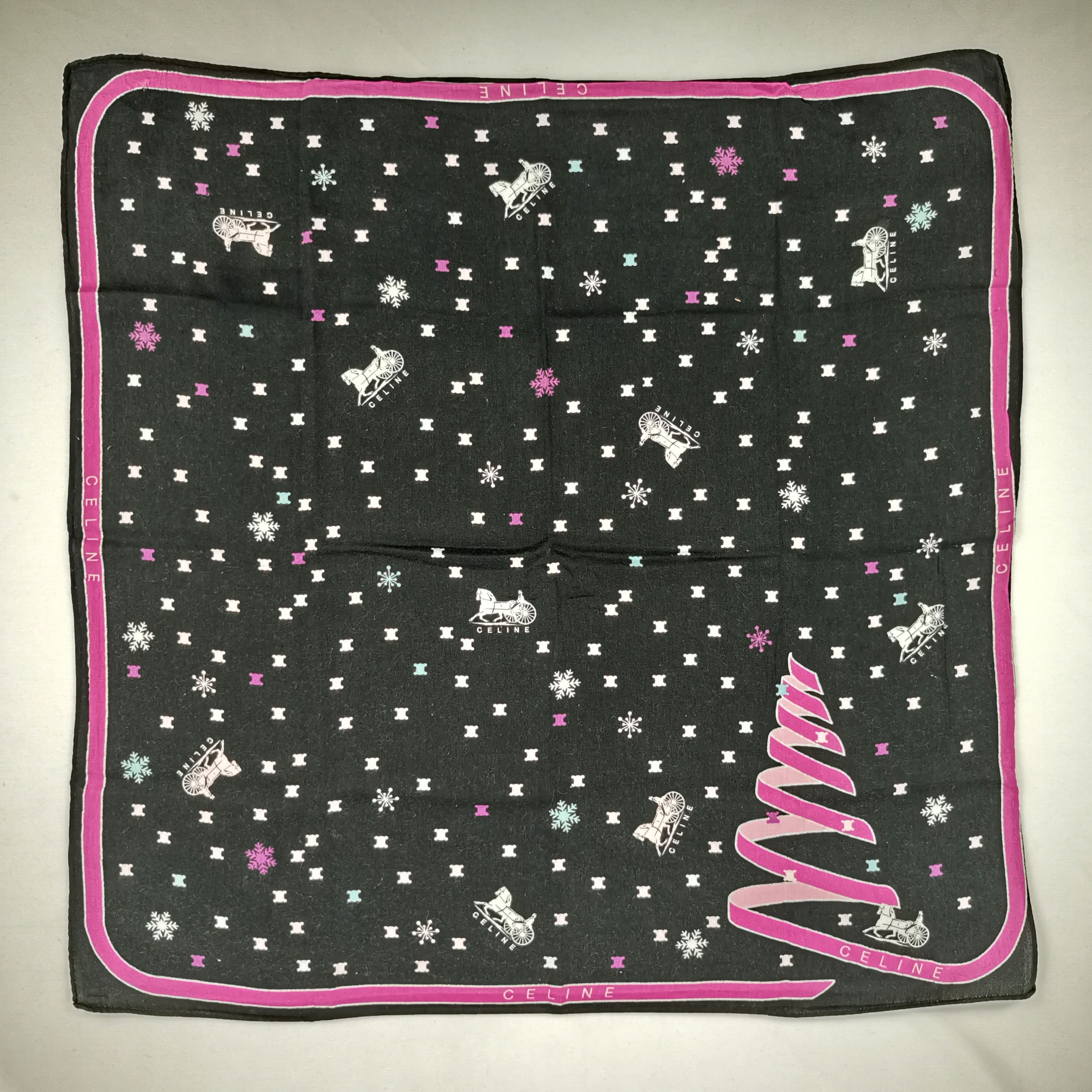 Celine Vintage Celine Handkerchief Neckerchief Bandana Scarf Size ONE SIZE - 1 Thumbnail