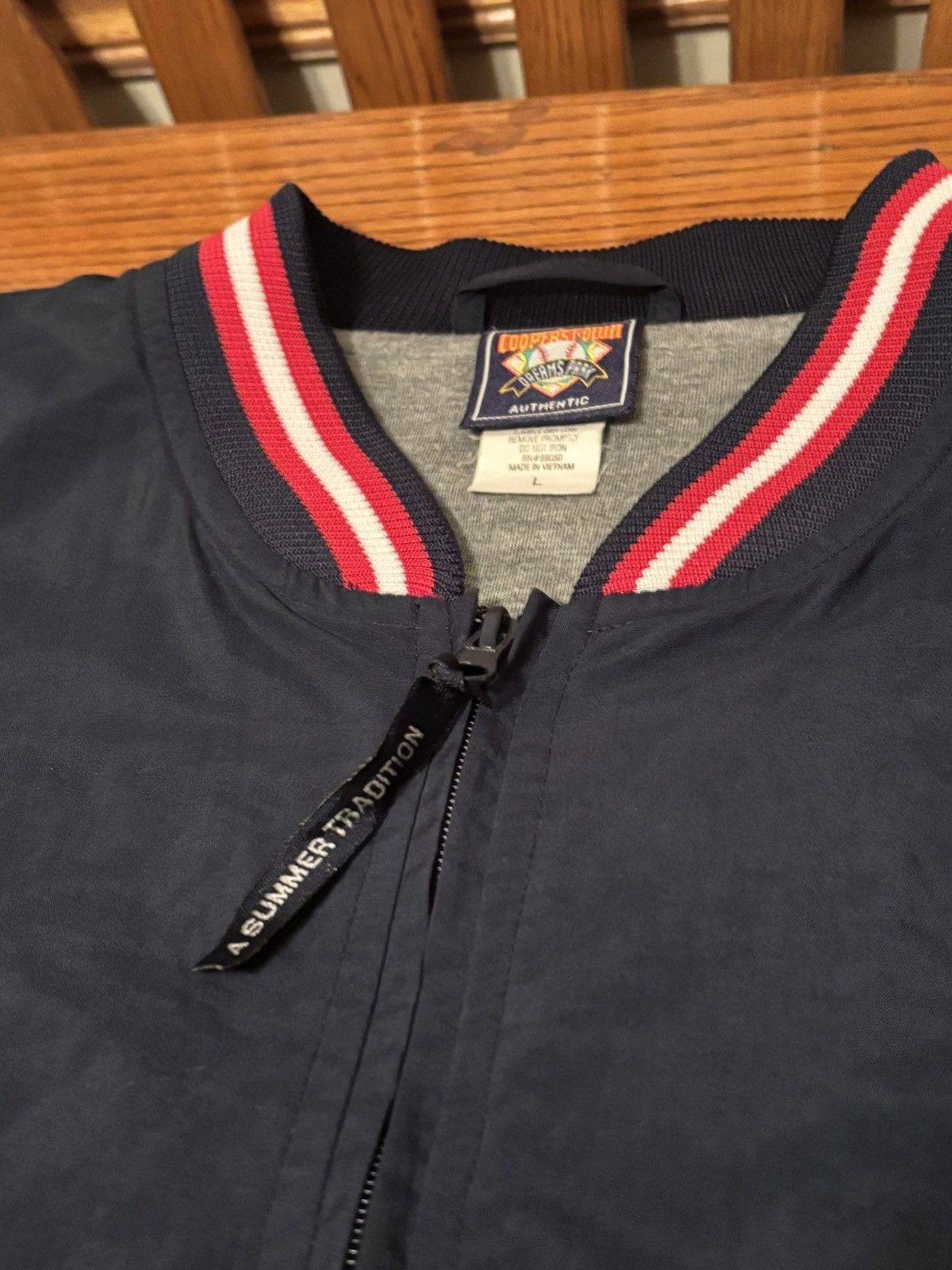 Vintage Cooperstown Dreams Park Pullover Windbreaker Jacket Blue L Size US L / EU 52-54 / 3 - 6 Thumbnail