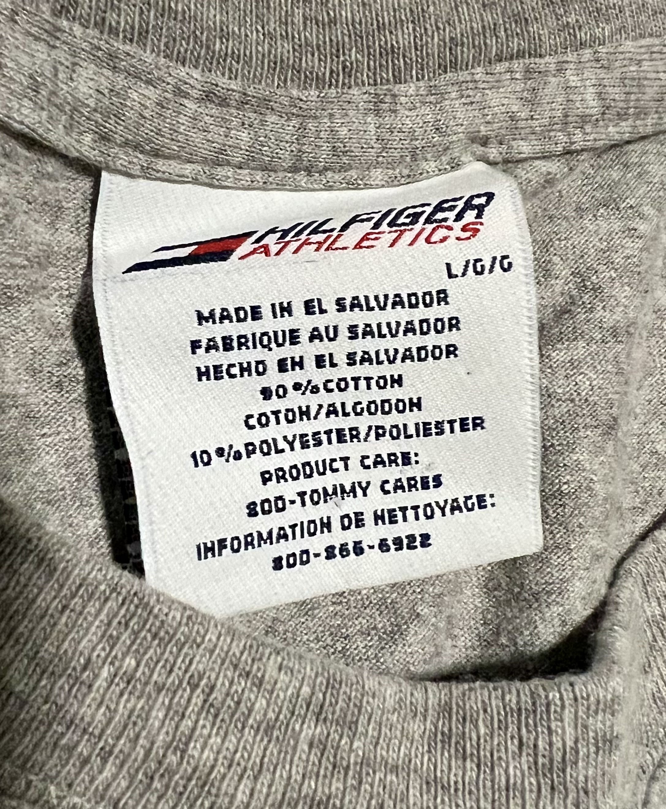 Tommy Hilfiger Tommy Hilfiger Athletics Y2K Gray '00 Graphic T-Shirt Size US L / EU 52-54 / 3 - 3 Thumbnail