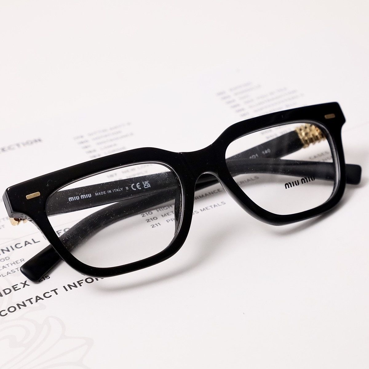 Miu Miu MIU MIU 0MU 07XV SUNGLASSES Size ONE SIZE - 6 Thumbnail