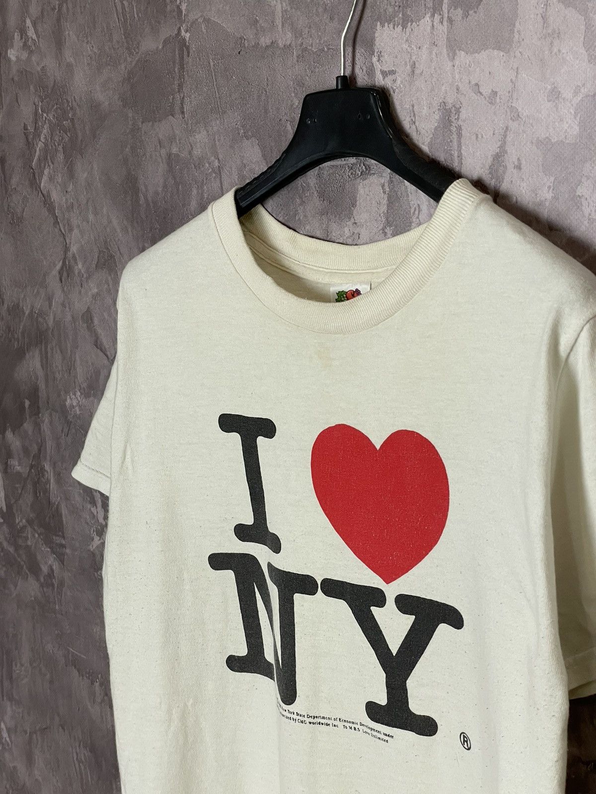 Vintage Rare! 1996 Vintage New York T Shirt I Love NY 90’s USA Hype Size US S / EU 44-46 / 1 - 7 Thumbnail