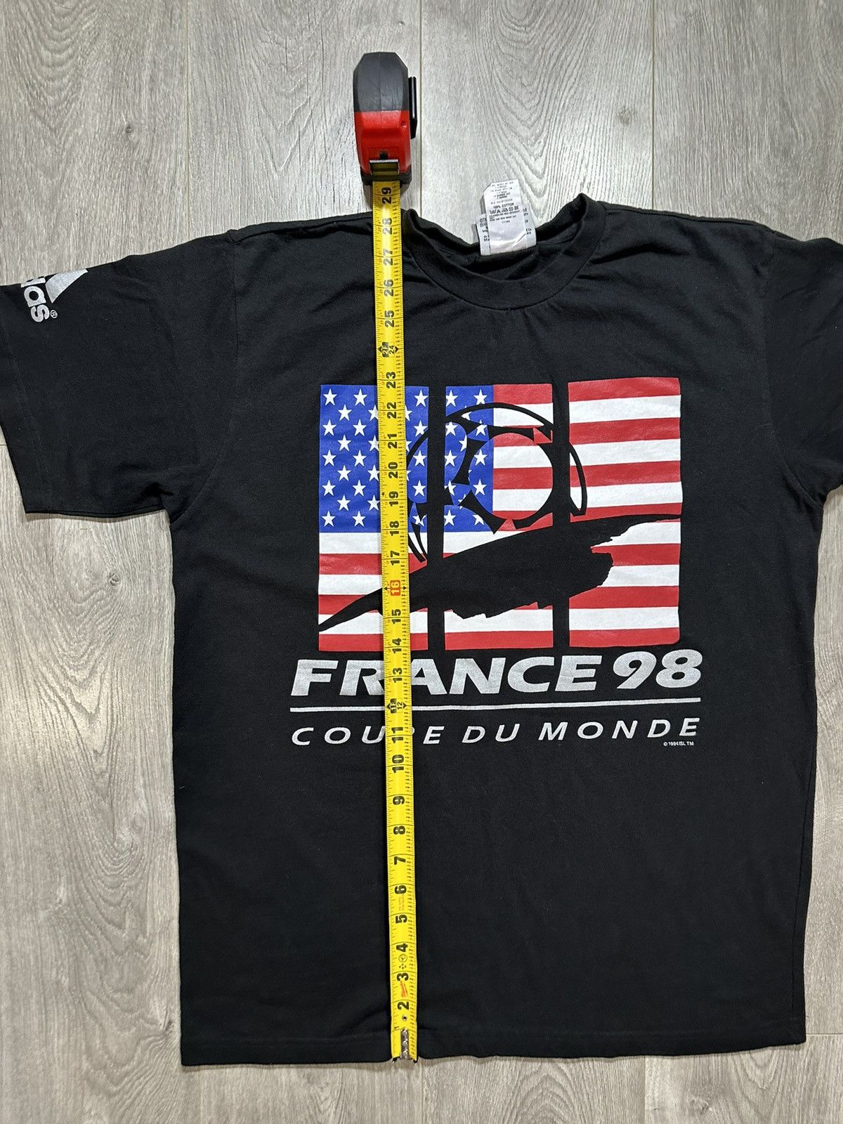 Adidas VINTAGE Adidas World Cup Shirt Adult L 1998 USA Team France Size US L / EU 52-54 / 3 - 10 Thumbnail