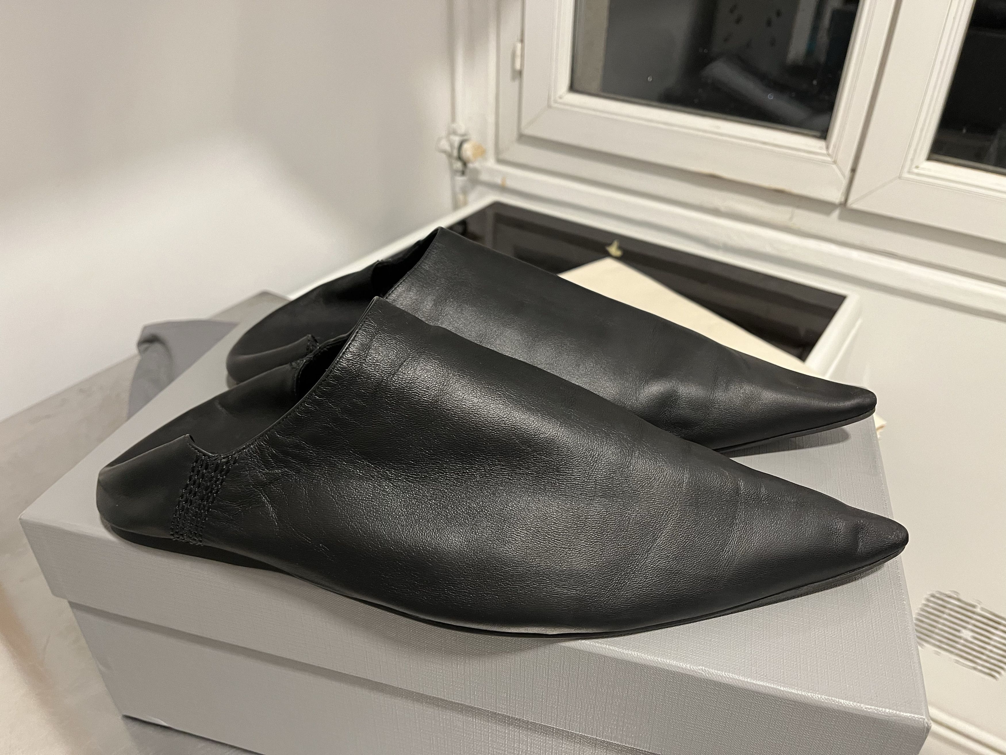 Balenciaga Balenciaga black techno clog technoclog 42 | Grailed