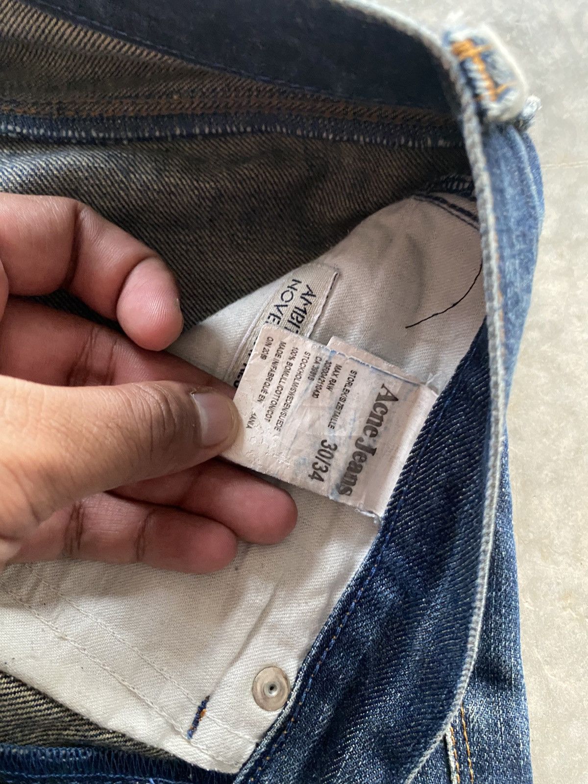 Acne Studios Acne studio straight denim Size US 33 - 8 Thumbnail
