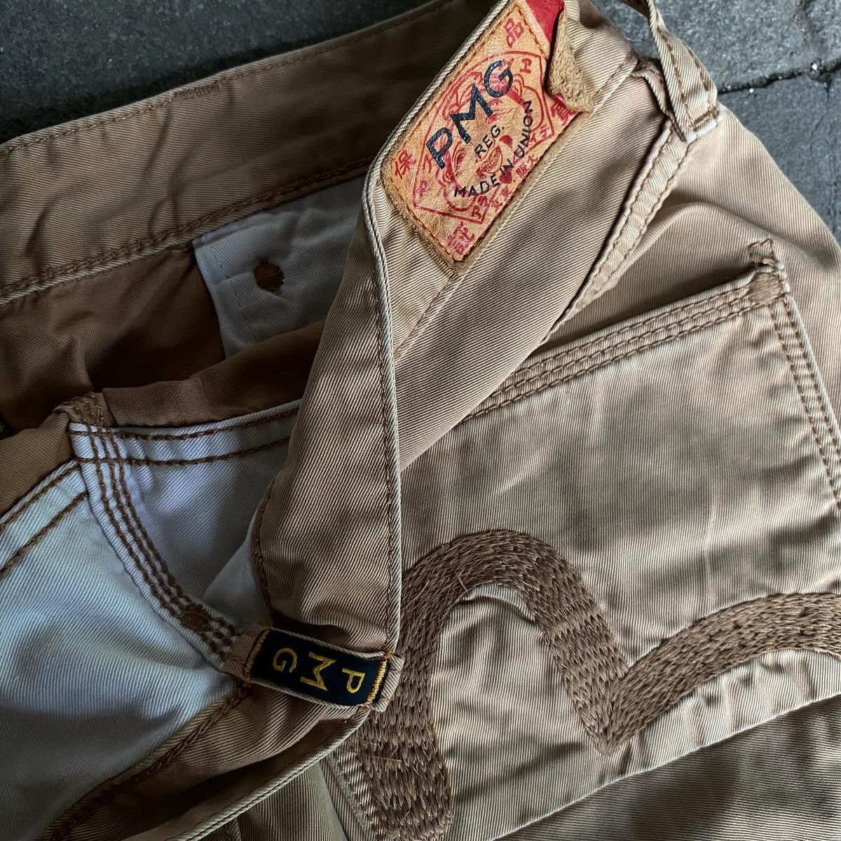 Evisu × Japanese Brand × Vintage Evisu PMG Made in Union Chinos Size US 30 / EU 46 - 5 Thumbnail