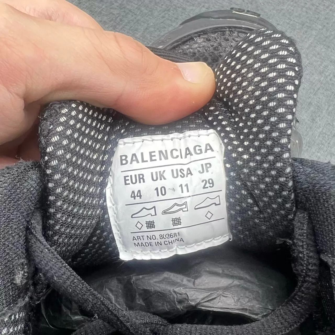 Balenciaga Balenciaga Stapler Black 44 Size US 11 / EU 44 - 8 Thumbnail