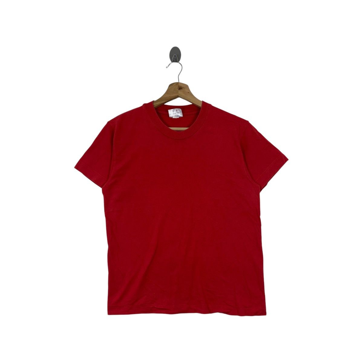 Hanes Vintage SARA LEE JAPAN Collection Minimalist Red Tee Shirt Size L / US 10 / IT 46 - 1 Thumbnail