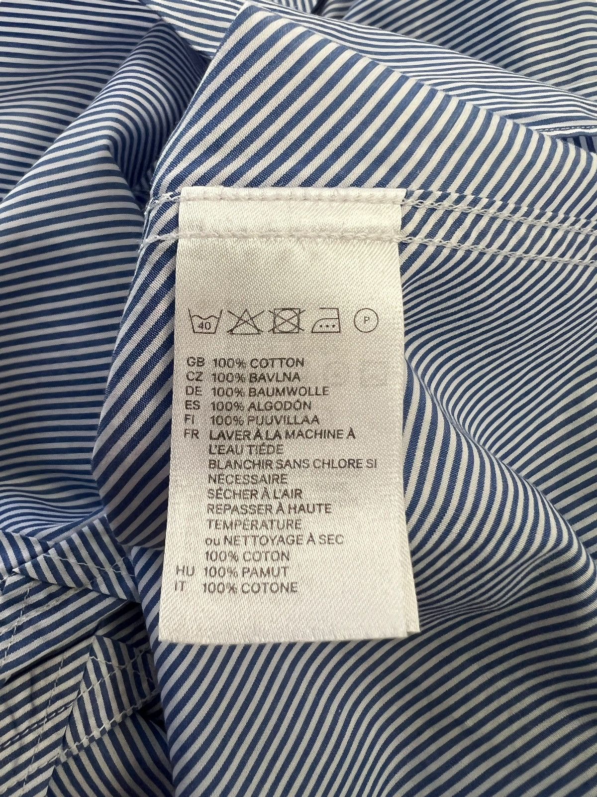 Comme des Garcons × H&M H&M x CDG Paneled Diagonal Stripe Shirt Size US S / EU 44-46 / 1 - 9 Thumbnail