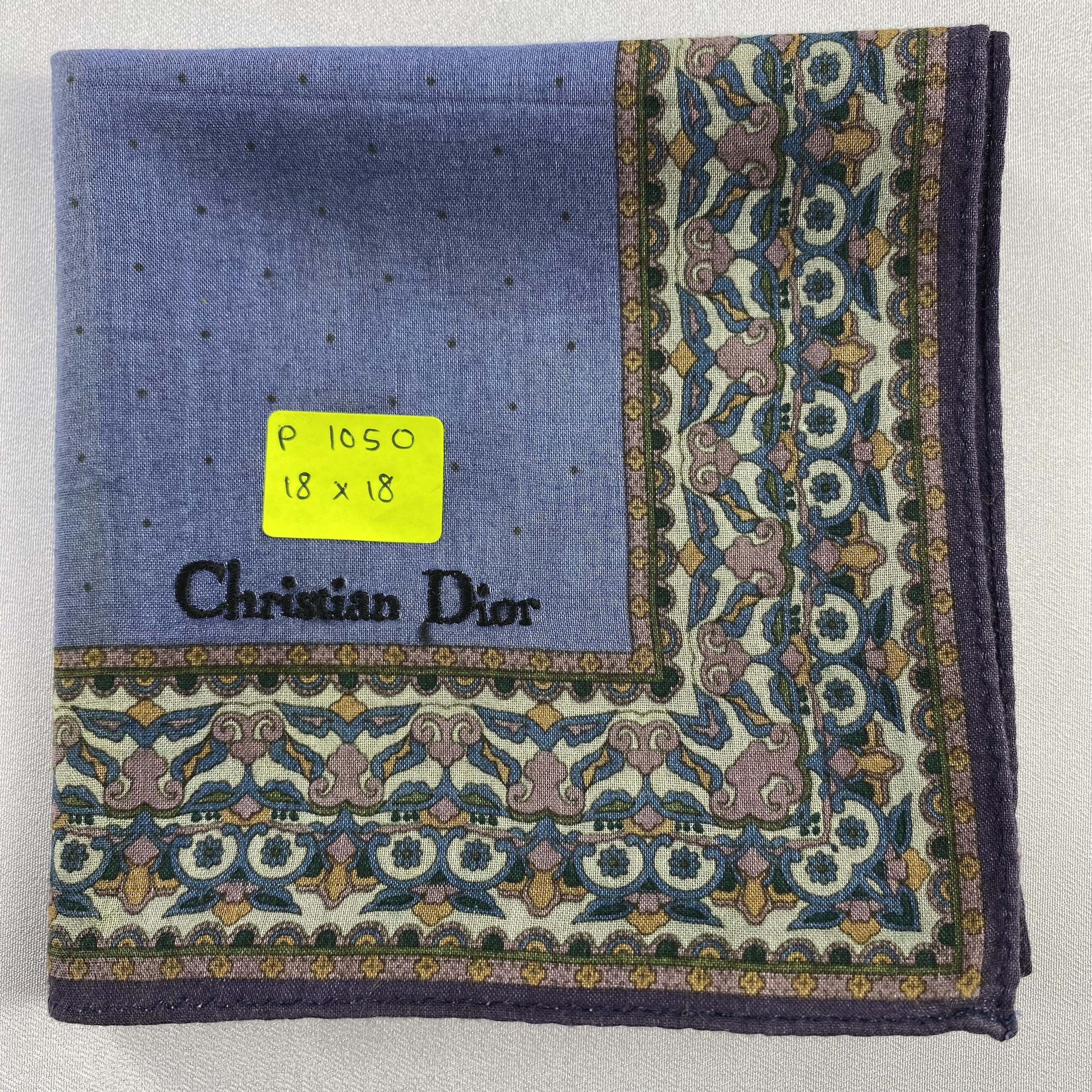 Vintage Christian Dior Monsieur Handkerchief / Neckerchief-P1050 Size ONE SIZE - 6 Thumbnail