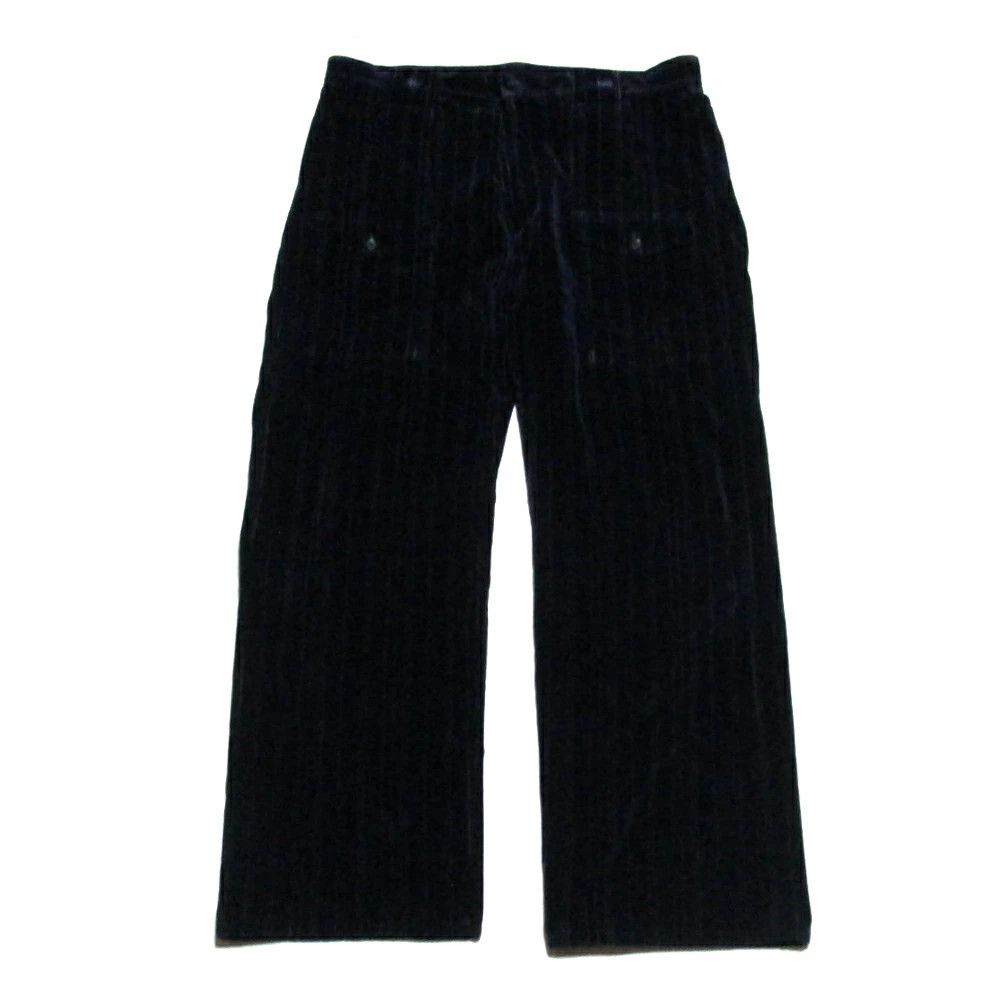Yohji Yamamoto Yohji Yamamoto Pour Homme Velvet Wide Bush Pants Size US 37 - 1 Thumbnail
