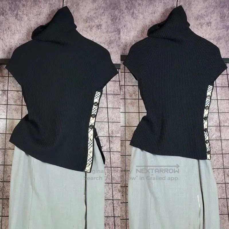 Burberry Burberry Black Wool Turtleneck Knit Top. Size S / US 4 / IT 40 - 1 Thumbnail