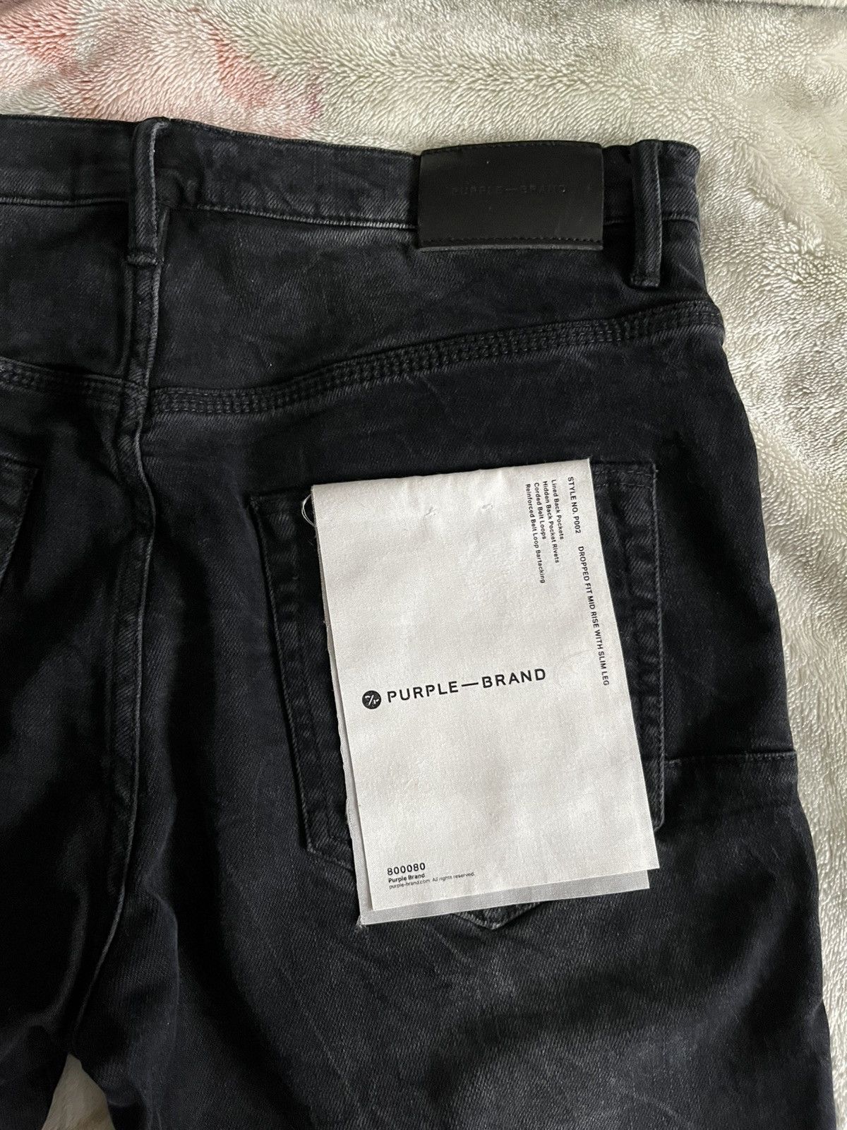 Purple Brand Purple Brand Black Denim Jeans Size US 31 - 4 Thumbnail