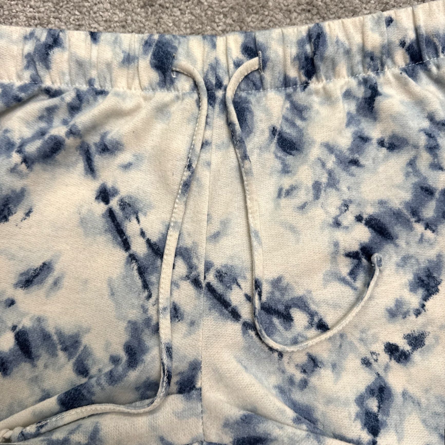 Lucky Brand Lucky Brand Tie-Dye Joggers Sleep Pajama Pants Womens Small Blue White Lounge Size 28" / US 6 / IT 42 - 5 Thumbnail