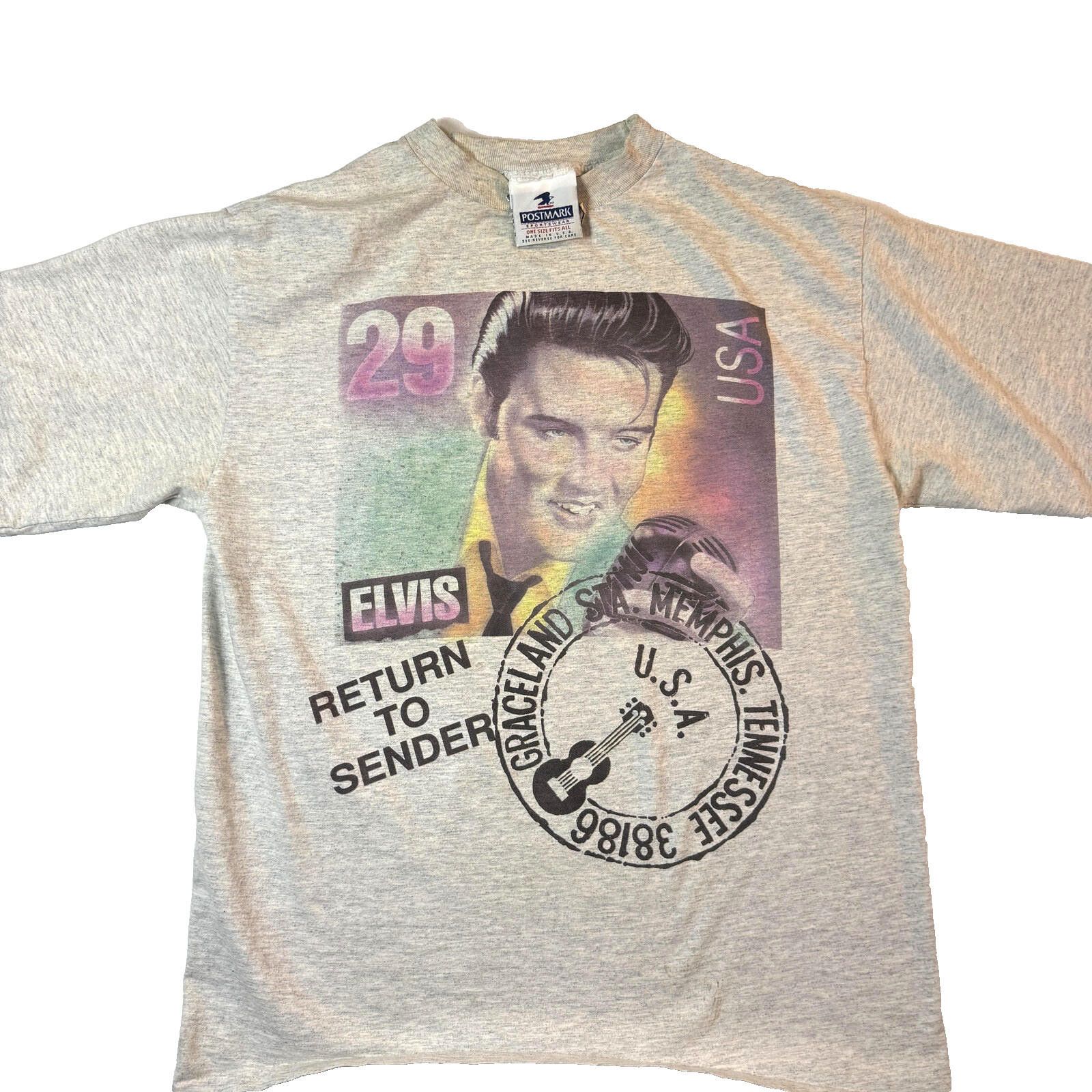 Other Vintage 90s Elvis Presley TShirt Mens LG Graceland USA Size US L / EU 52-54 / 3 - 1 Thumbnail