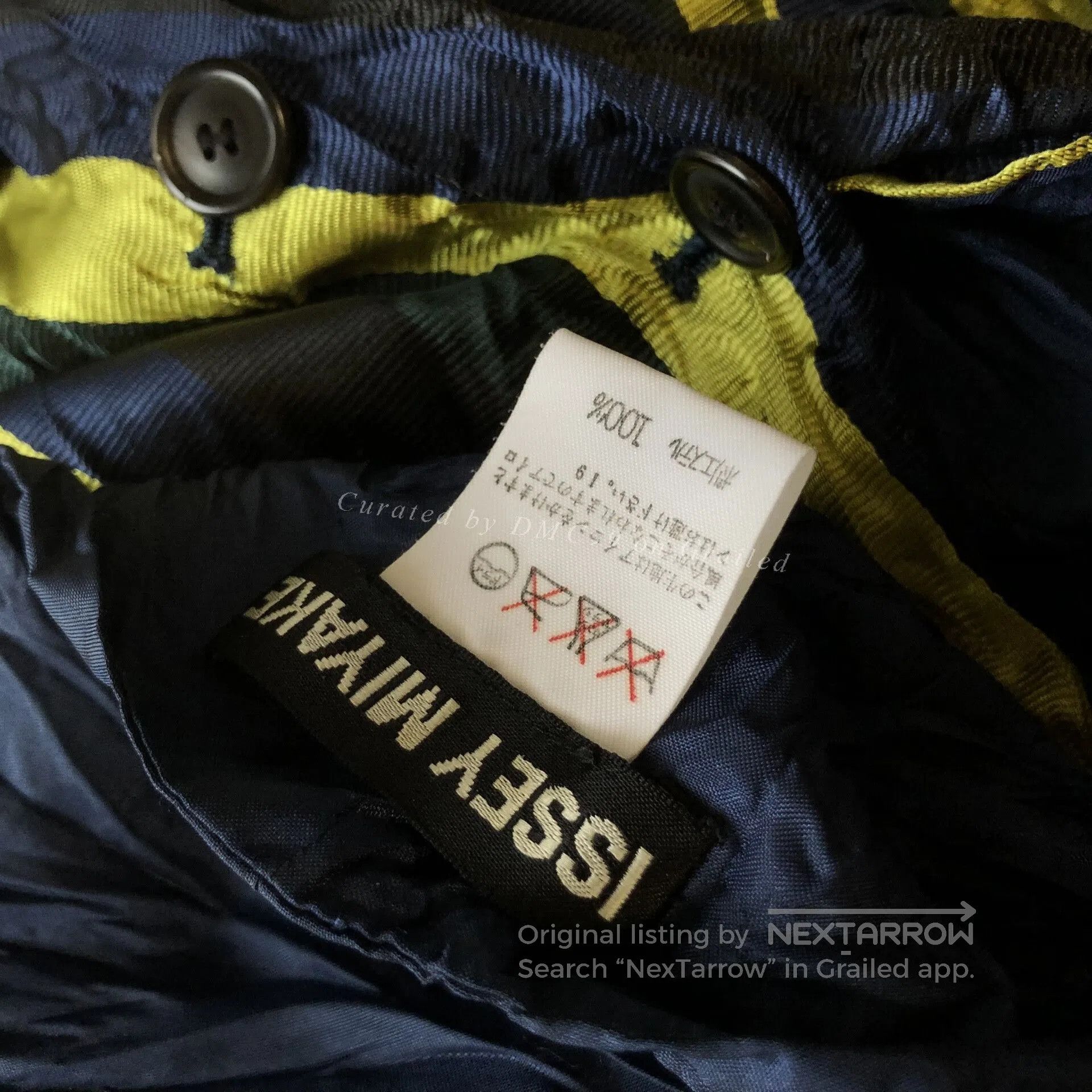 Issey Miyake Issey Miyake 1993 SS Pleated Striped Vest. Size US M / EU 48-50 / 2 - 7 Thumbnail