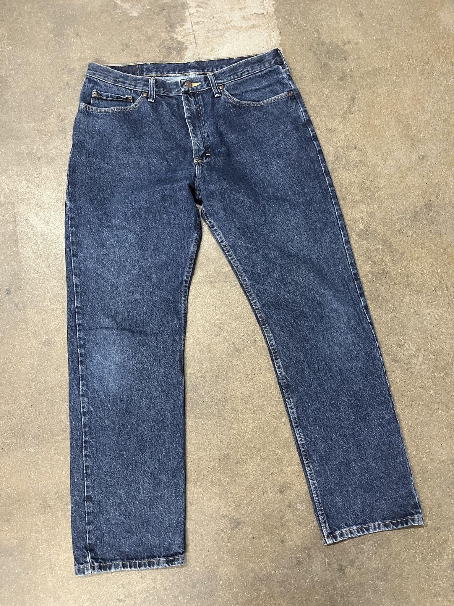 Levi's × Vintage × Wrangler Vintage 1990s Wrangler Dark Wash Jeans Size 36 Size US 36 / EU 52 - 1 Thumbnail