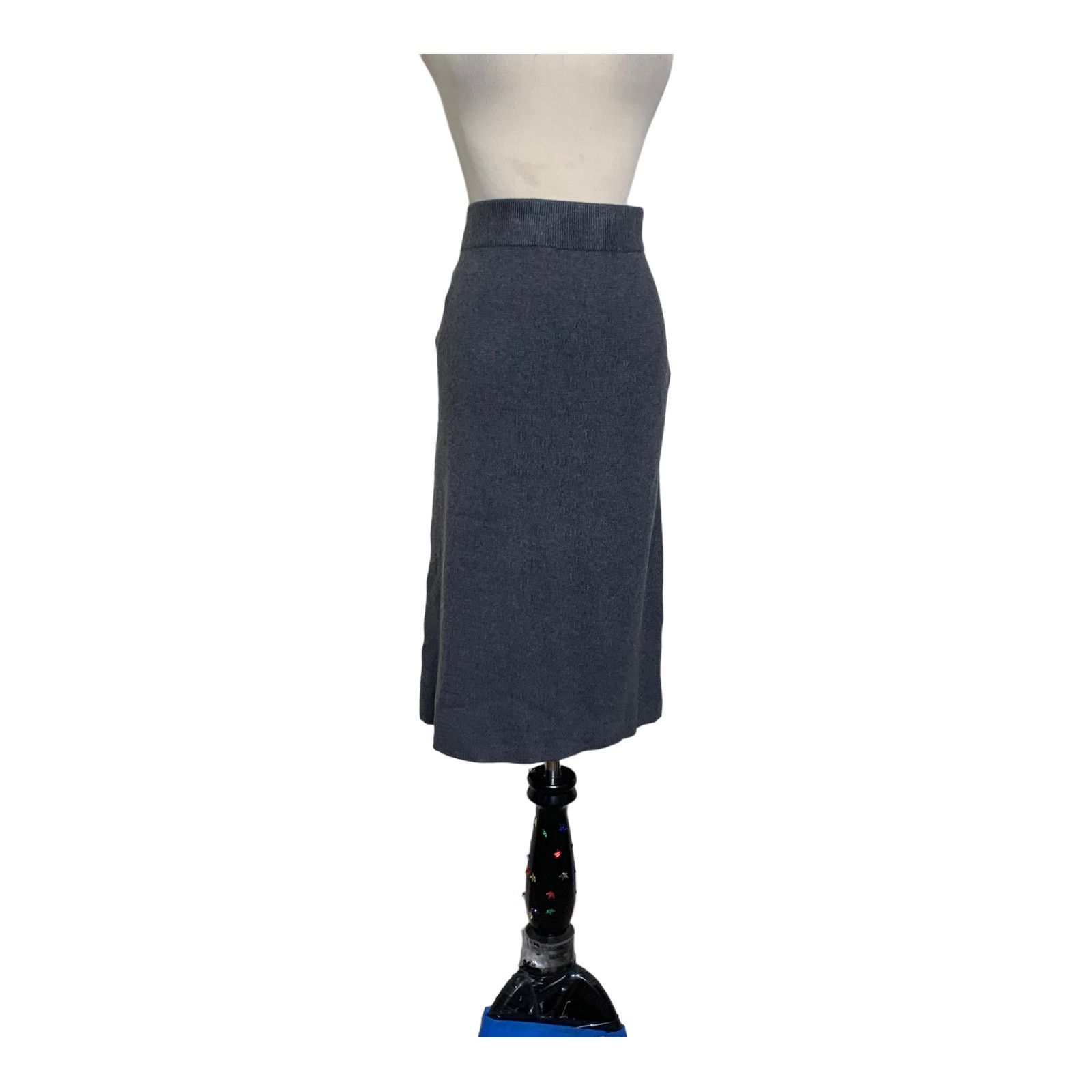 Banana Republic Banana Republic gray knee length pull on skirt size M Size 30" / US 8 / IT 44 - 6 Thumbnail
