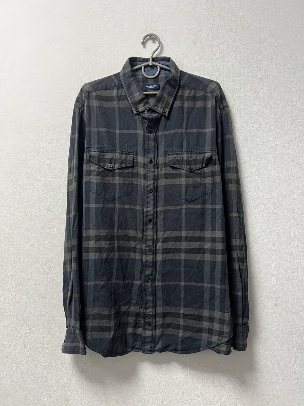 Burberry Vintage Burberry Shirt Size US M / EU 48-50 / 2 - 1 Thumbnail