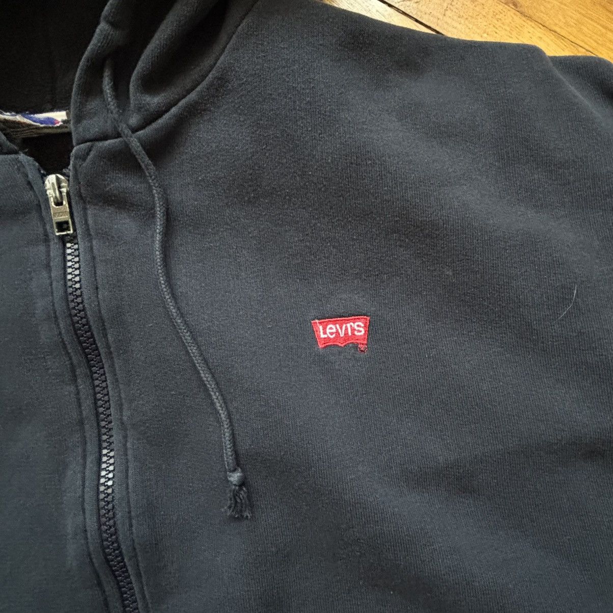 Vintage Last Drop‼️Vintage 80’s Boxy Levi’s Hoodie Grunge ERD Punk Size US XL / EU 56 / 4 - 7 Thumbnail