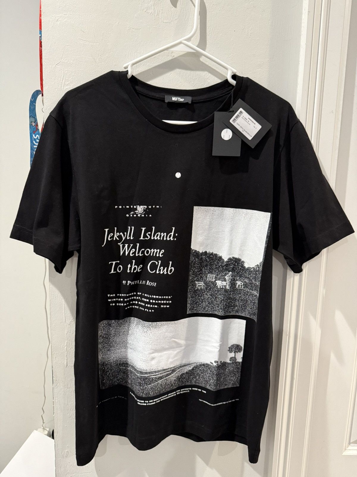 Jaden Smith × Msftsrep × Vintage msftsrep fw/22 jekyll club tee Size US M / EU 48-50 / 2 - 1 Thumbnail