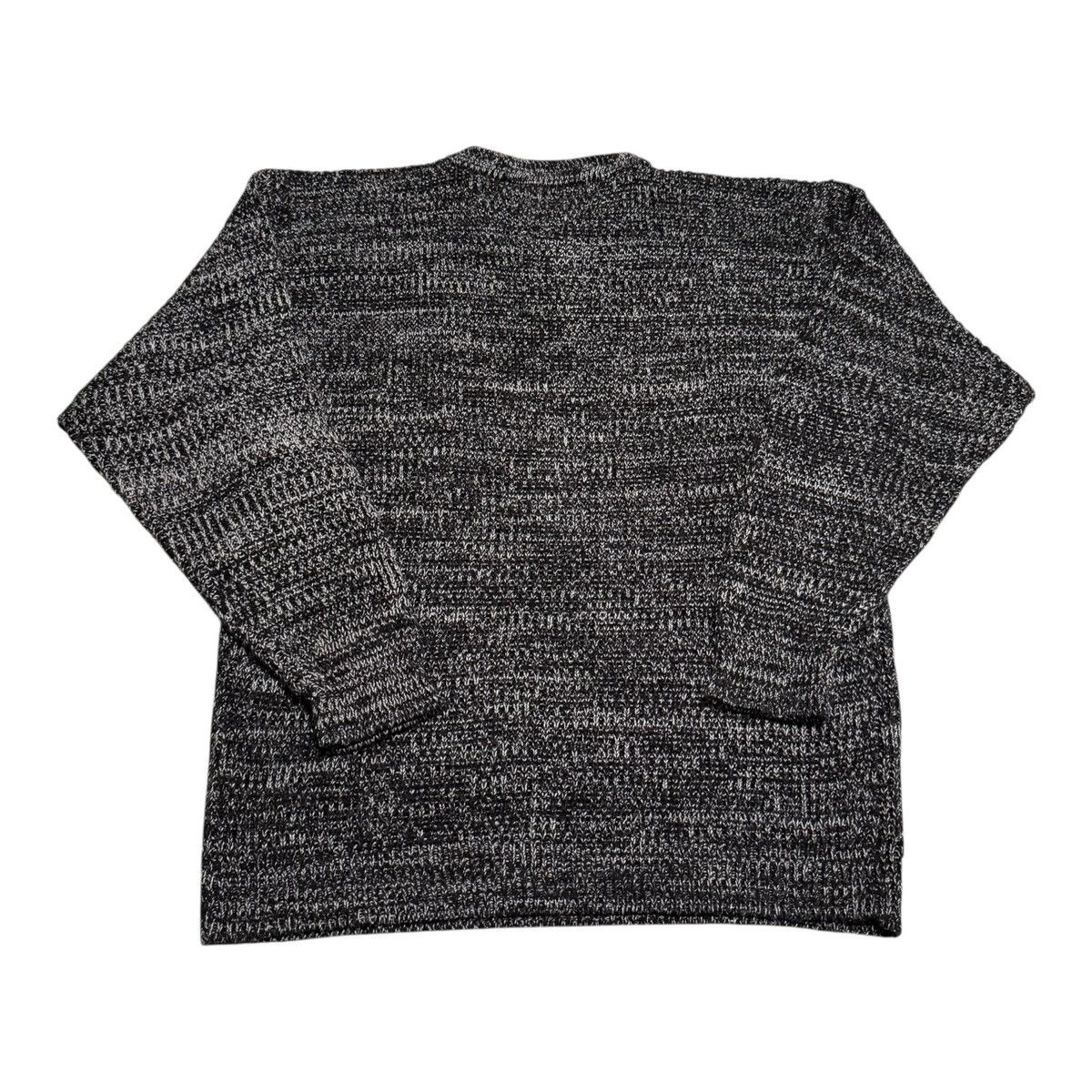 Vintage Vintage 90s Knit White/Gray/Black Sweater Men's Large Size US L / EU 52-54 / 3 - 3 Thumbnail
